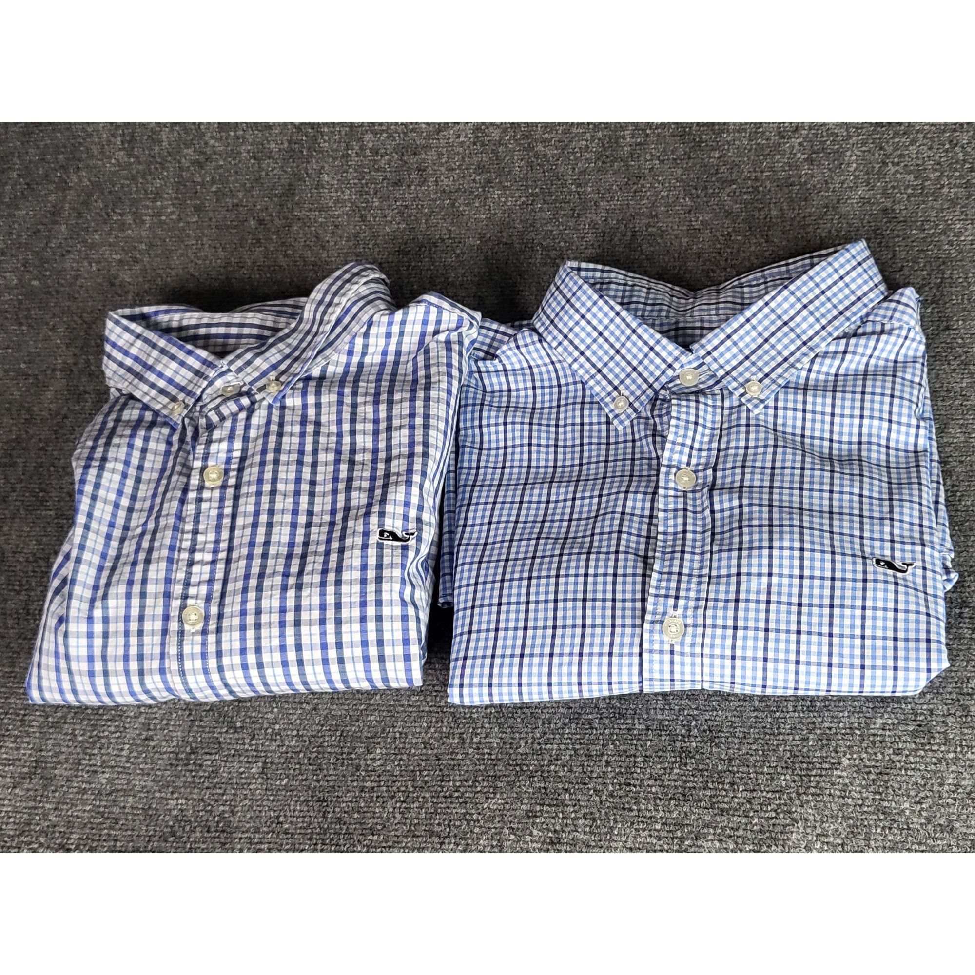 Vineyard Vines Vineyard Vines Slim Fit Whale Shirts Men Sz XXL Plaid Lot Ca Size US XXL / EU 58 / 5 - 1 Thumbnail