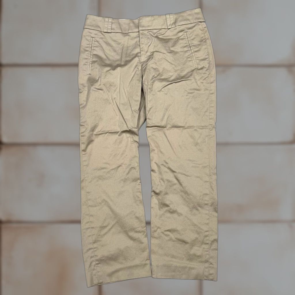 Banana Republic VINTAGE Banana Republic Martin-Fit Women's Pants Size 8 Beige Khakis Stretch Straight 26in Inseam Size 30" / US 8 / IT 44 - 1 Thumbnail