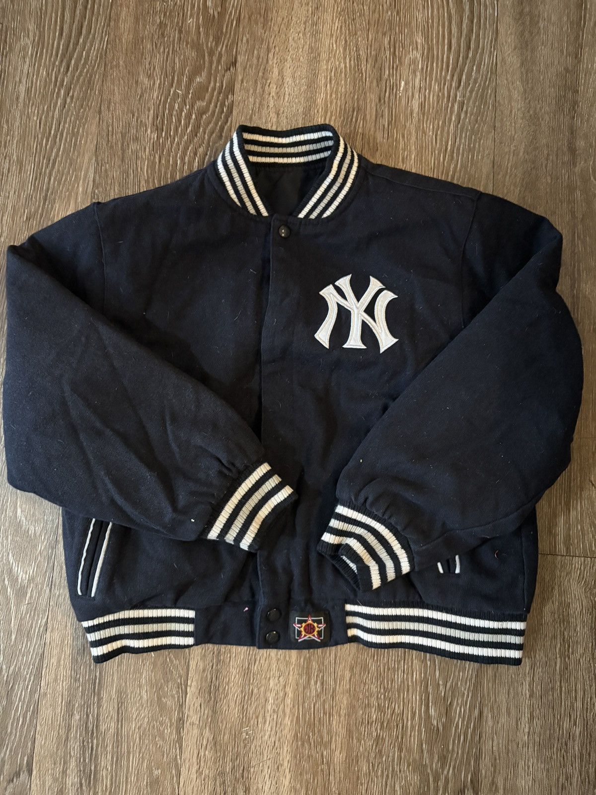 JH Design JH New York Yankees Bomber Jacket Size US XS / EU 42 / 0 - 1 Thumbnail