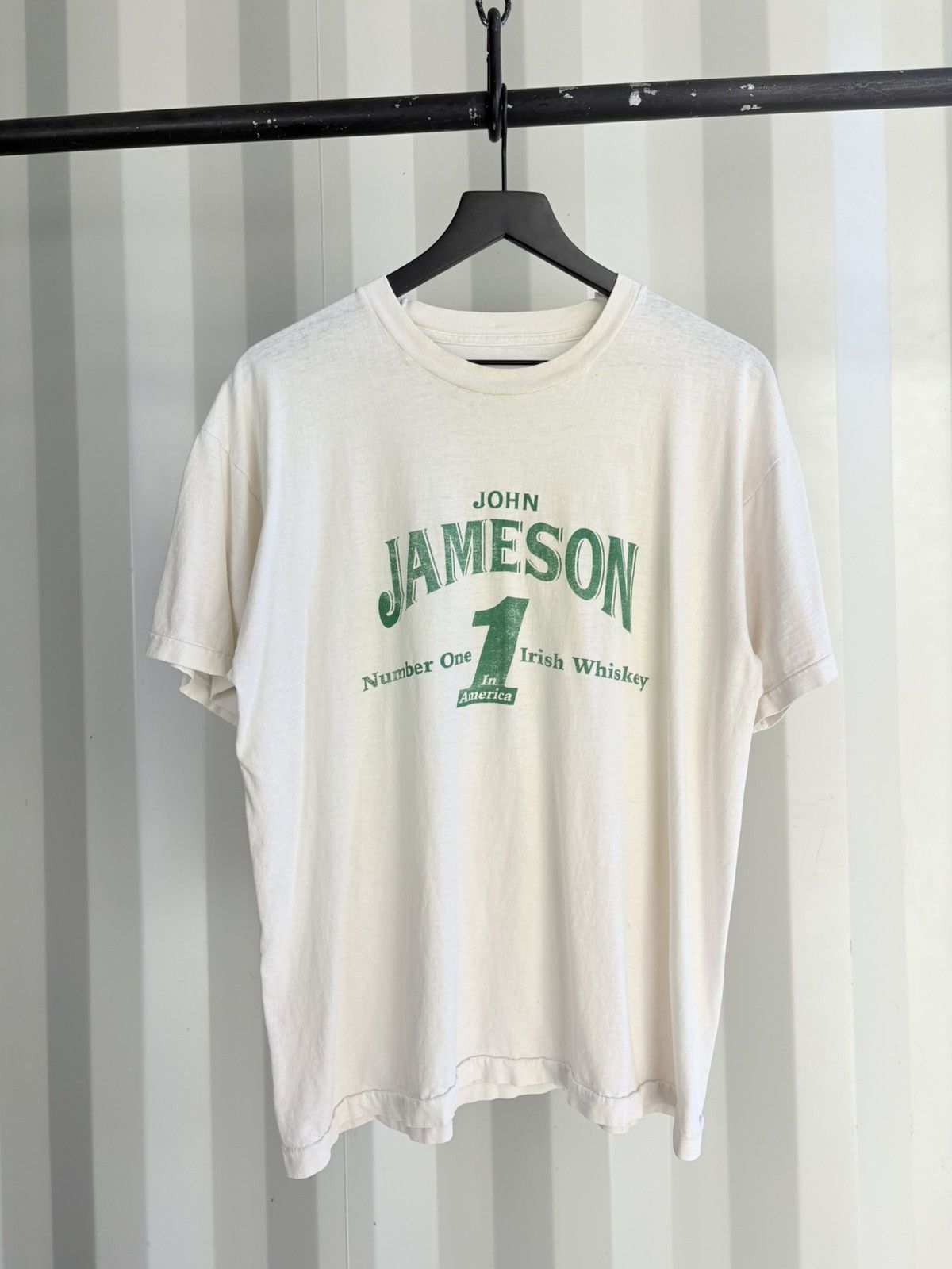 Vintage Vintage Jameson Thrashed Distressed Faded Shirt GRUNGE Band Size US L / EU 52-54 / 3 - 1 Thumbnail