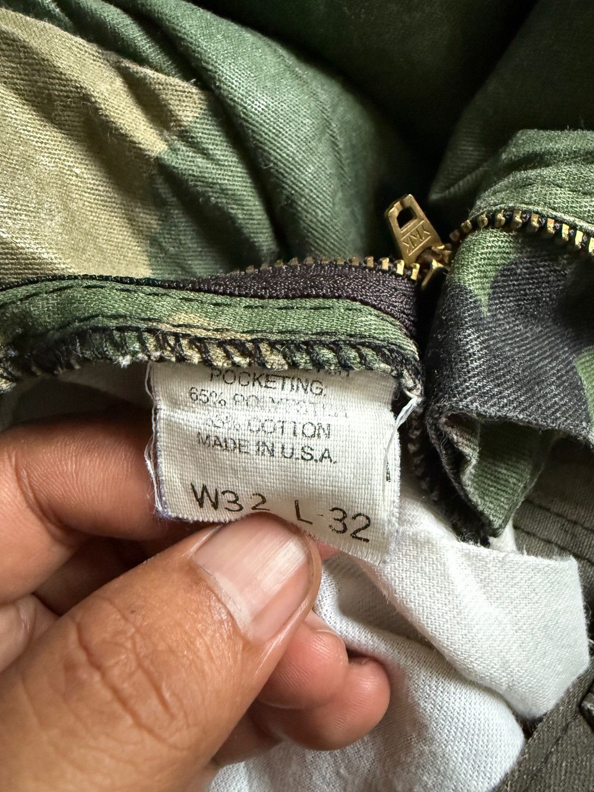 Junya Watanabe × Pointer Vintage Pointer Camoflauge Design Made in USA Size US 31 - 8 Thumbnail
