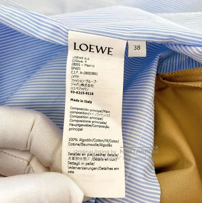 Loewe Loewe Khaki Cotton Long Sleeve Coat . Size M / US 6-8 / IT 42-44 - 8 Thumbnail