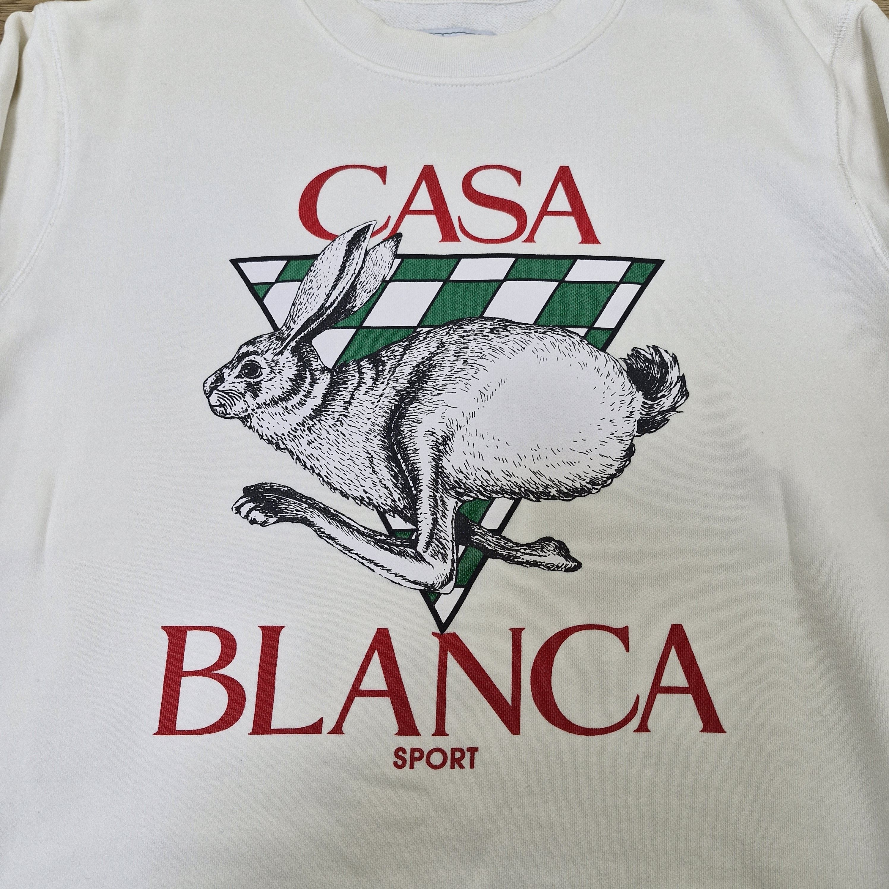 Casablanca CASABLANCA AW21 Rabbit Sweatshirt Size US XL / EU 56 / 4 - 5 Thumbnail