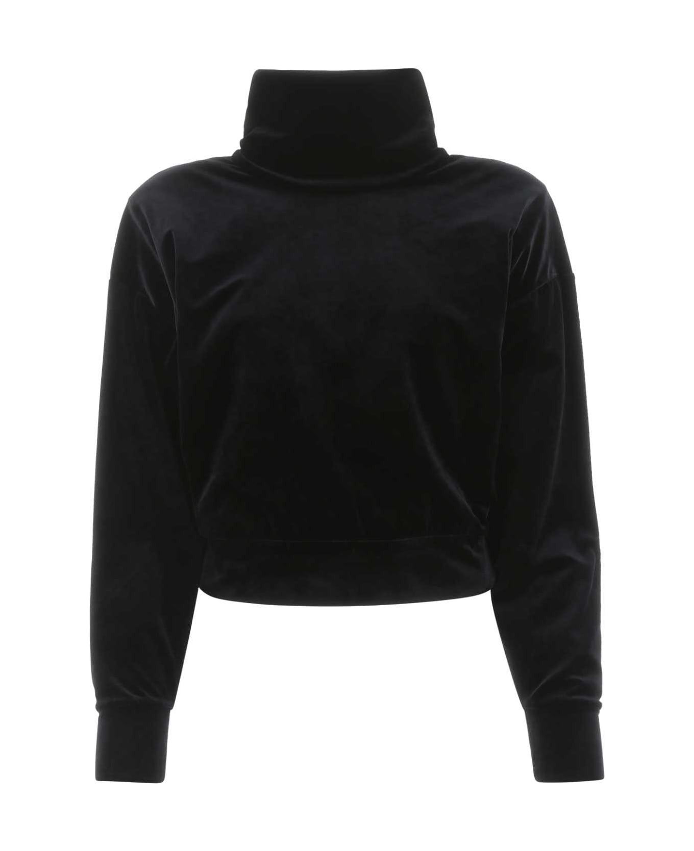 black velvet top