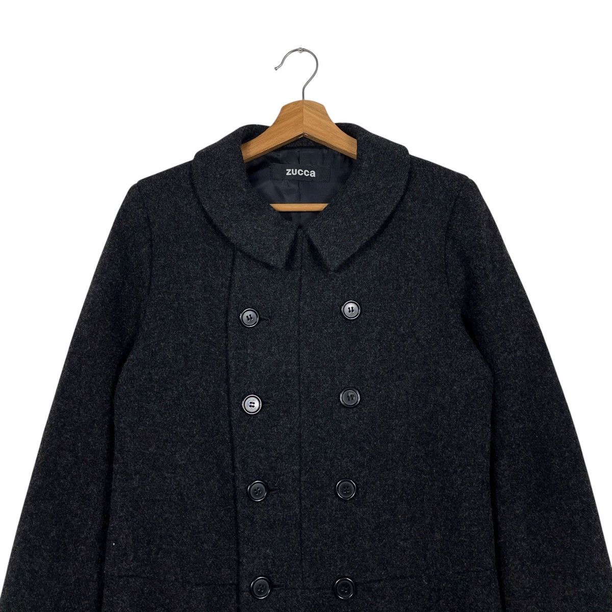 Zucca Zucca Double Breasted Wool Women Coat Size S / US 4 / IT 40 - 2 Thumbnail