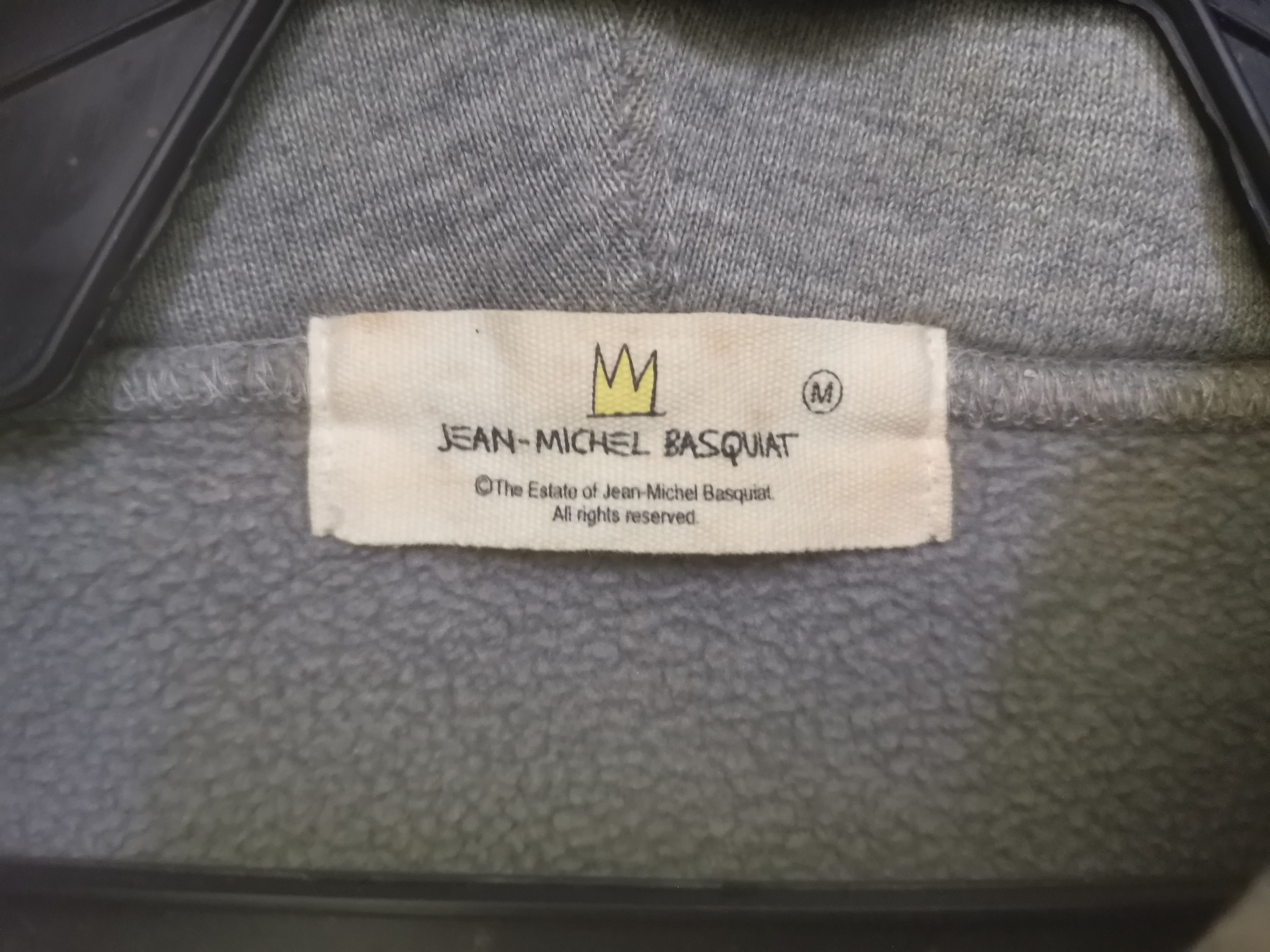 Jean-Michel Basquiat Rare Jean Michel Basquiat hoodies grey colour Size US M / EU 48-50 / 2 - 6 Thumbnail