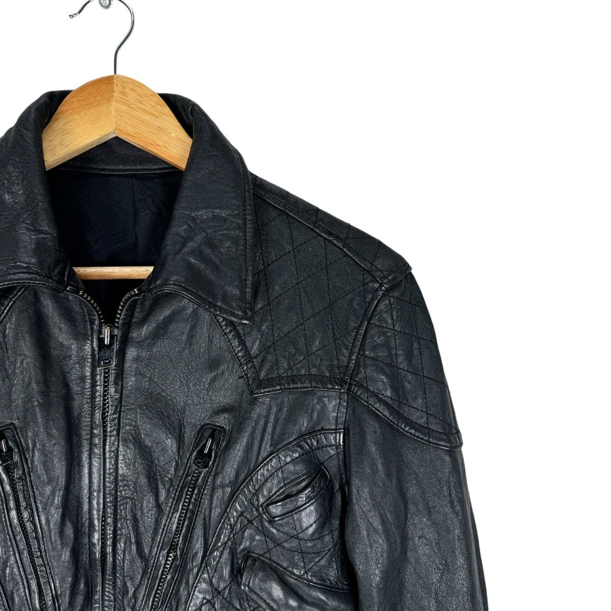 Vintage ☀️I RISH BIKERS LEATHER JACKET Size US M / EU 48-50 / 2 - 6 Thumbnail