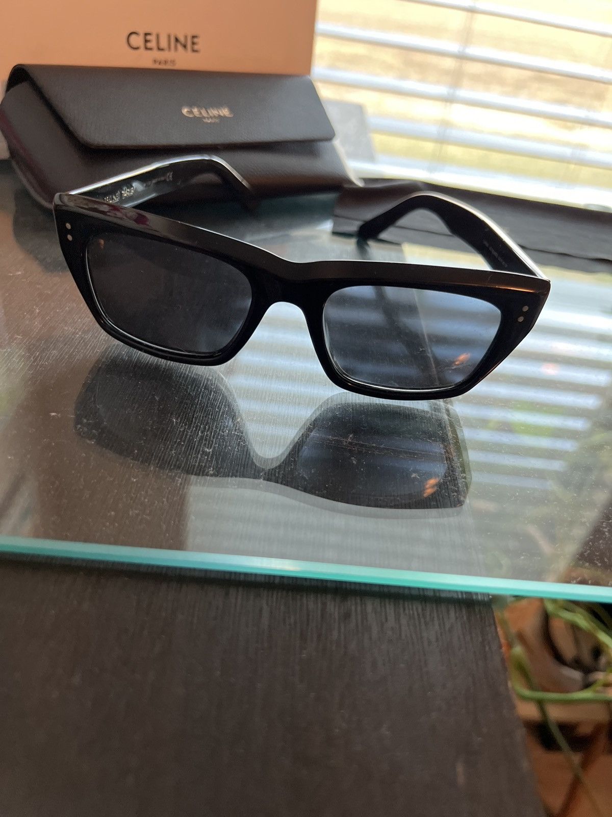 Celine Black Celine Shades Size ONE SIZE - 3 Thumbnail