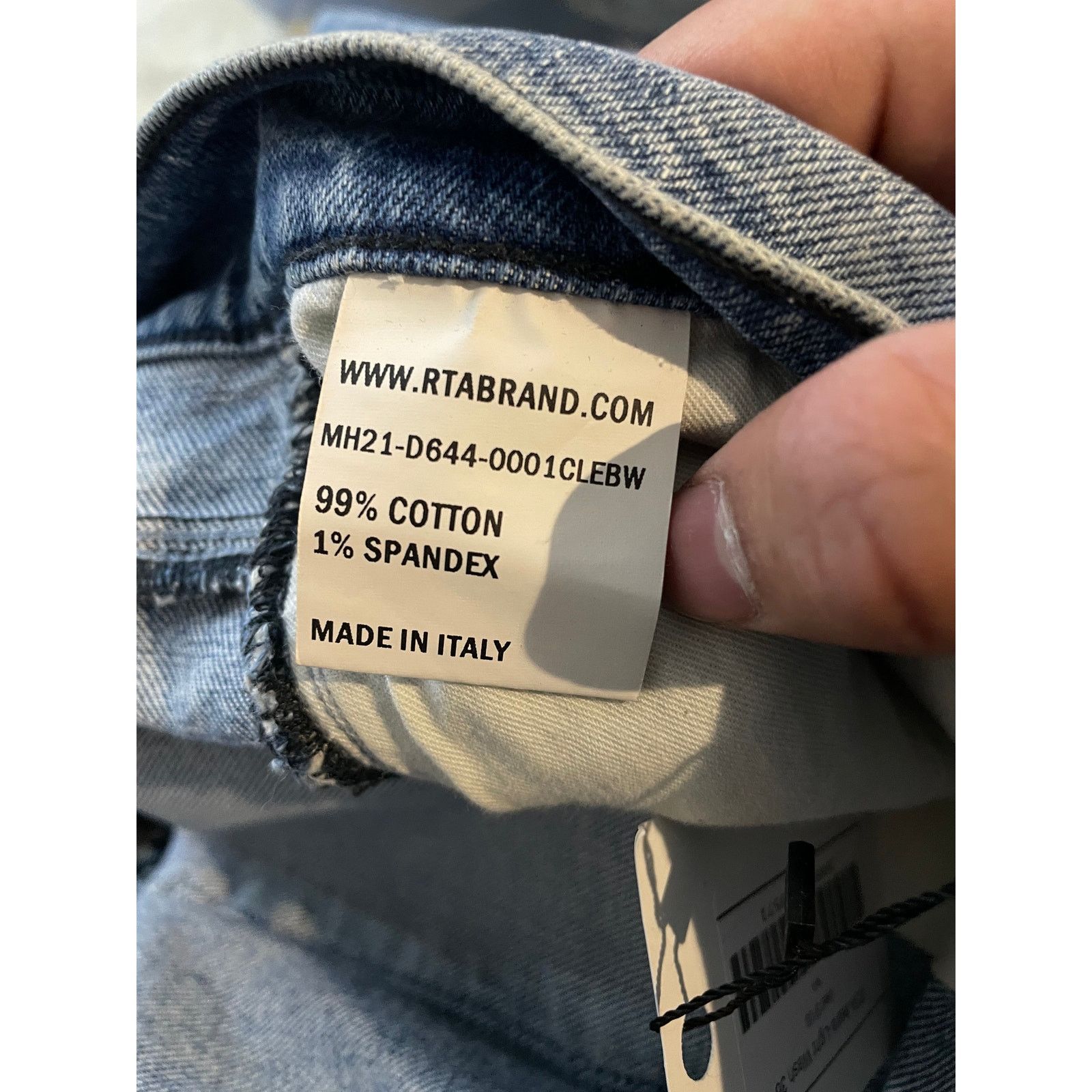 Rta RTA Jeans Light Wash Used 36 Size US 36 / EU 52 - 4 Thumbnail