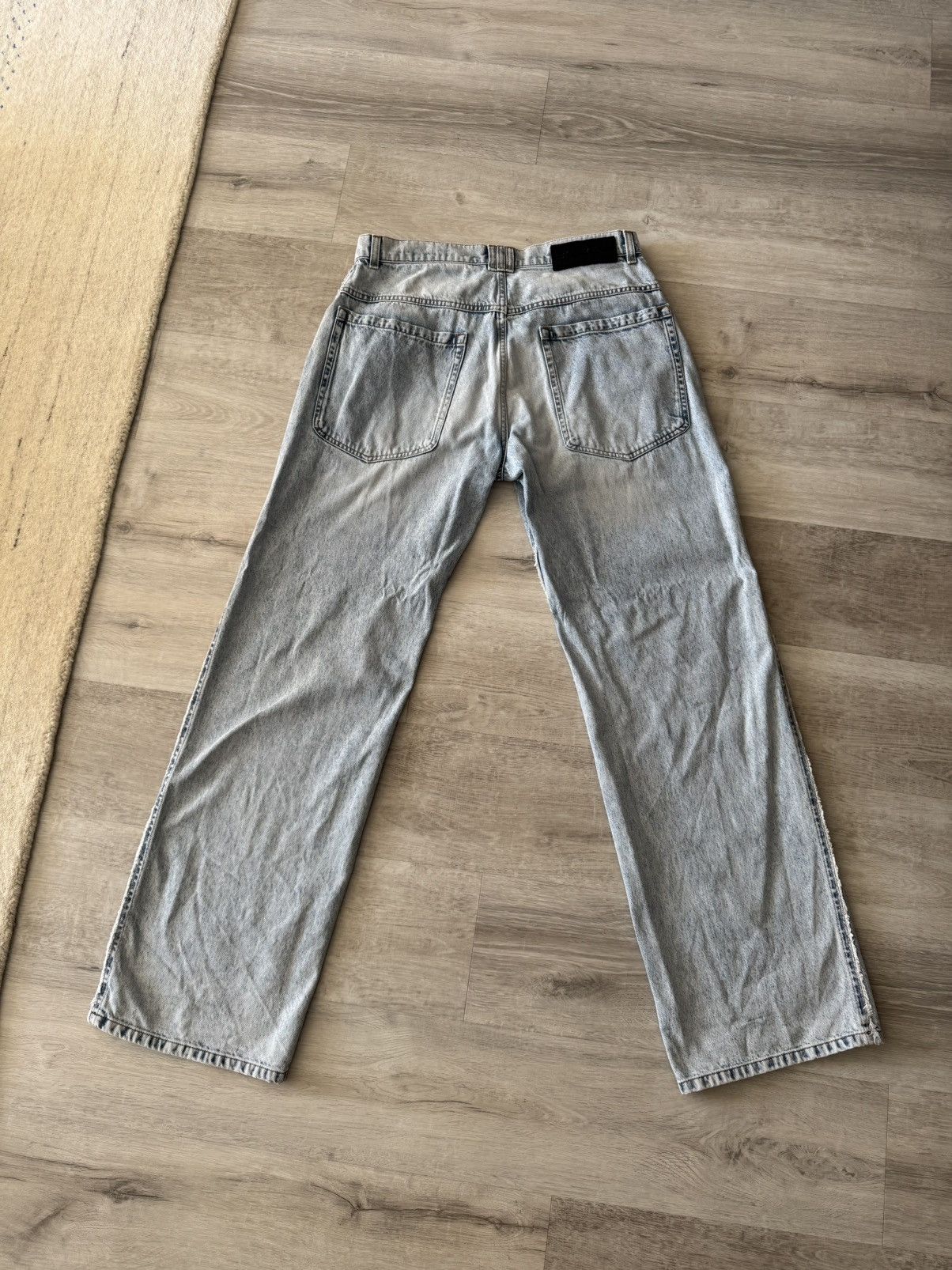 Balmain Balmain Loose Vintage Wash Straight Leg Denim Jeans - 32” Size US 32 / EU 48 - 2 Thumbnail