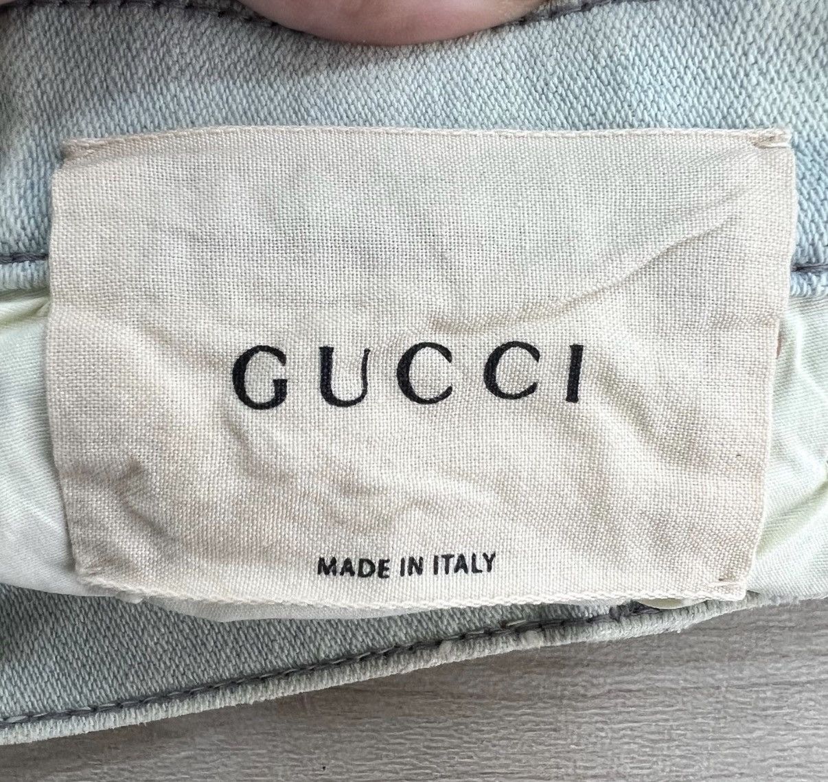Gucci Gucci Heavy Duty Embroidered Floral Jeans K12 Size 27" / US 4 / IT 40 - 4 Thumbnail