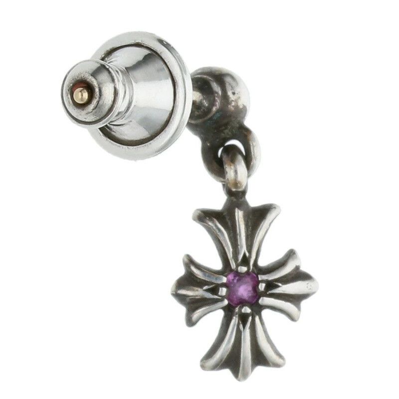 Chrome Hearts Chrome Hearts Purple Sapphire Plus Earring Size ONE SIZE - 5 Thumbnail