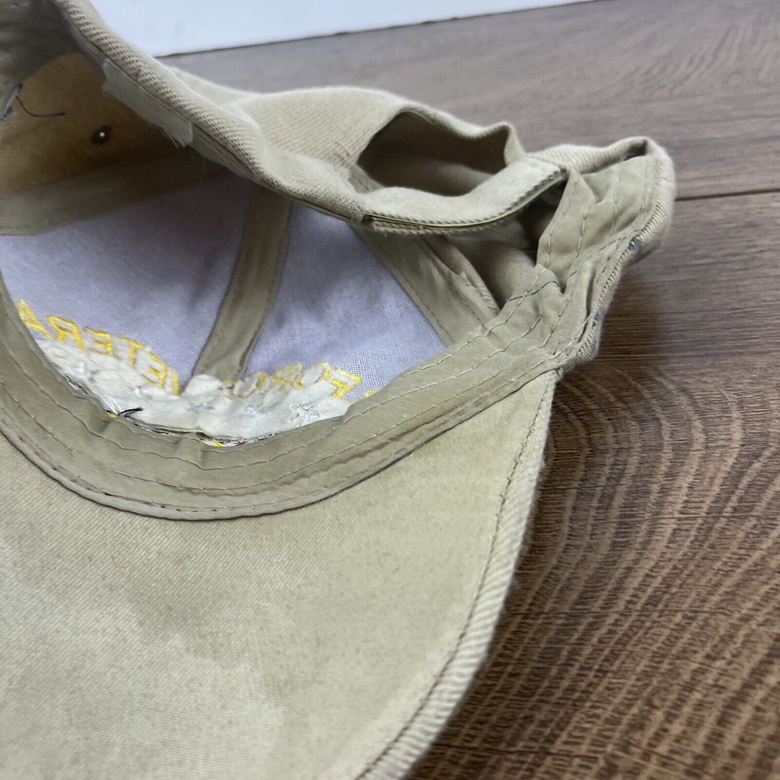 Other Air Force Veteran Hat Air Force Vet Tan Brown Hat Adjustable Size ONE SIZE - 13 Thumbnail