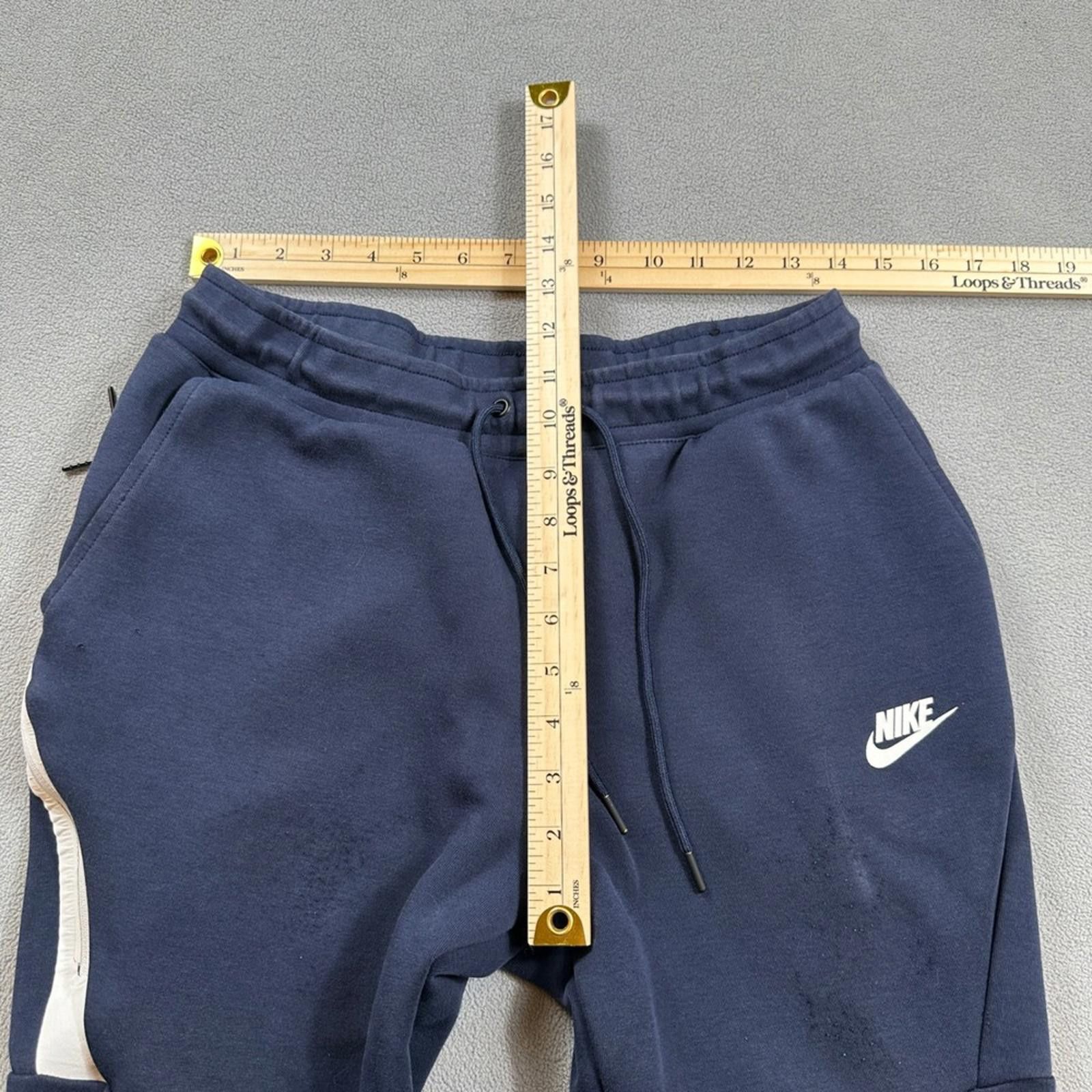 Nike Nike Tech Fleece Jogger Pants Mens Medium Navy Blue Taper Size US 32 / EU 48 - 3 Thumbnail