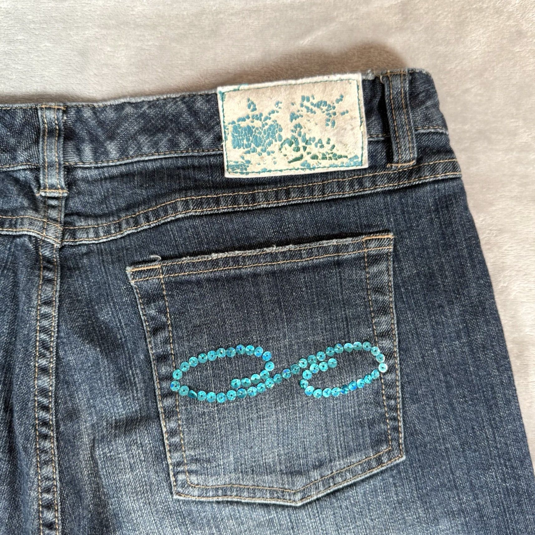 Enyce VINTAGE Enyce Jeans Womens 32x32 Baggy Straight 5-Pocket Denim Blue Hip Hop Style Size 32 Womens Size 24" / US 00 / IT 34 - 2 Thumbnail