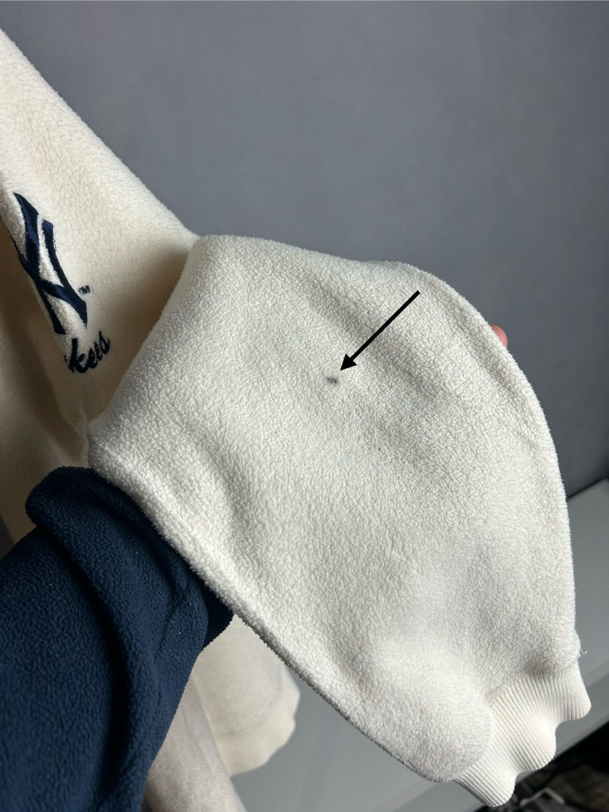 MLB MLB New York Yankees Fleece 1/4 Zip Sweatshirt Size L Size US L / EU 52-54 / 3 - 14 Thumbnail