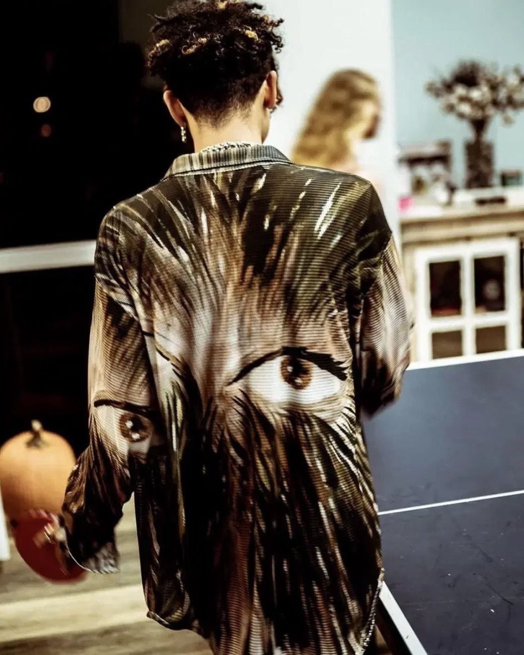 Dior Dior Homme x Raymond Pettibon Mesh Long-Sleeve Size US XL / EU 56 / 4 - 3 Thumbnail