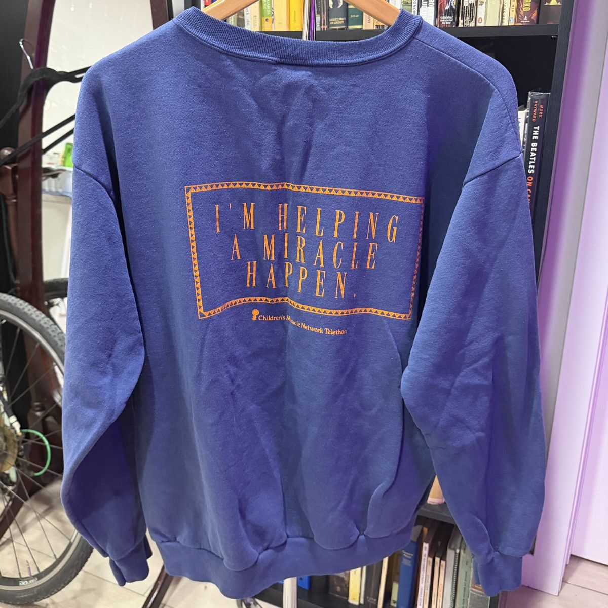 Vintage vintage sick kids tele-thon crewneck sweatshirt Size US L / EU 52-54 / 3 - 2 Thumbnail