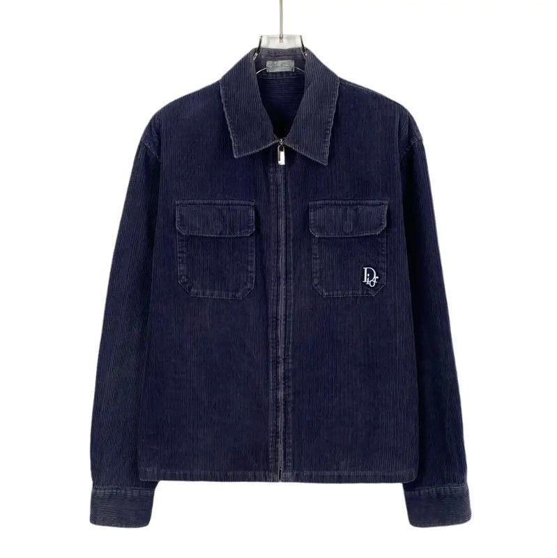 Dior Dior Purple Cotton Men's Outer Jacket 0089 Size US S / EU 44-46 / 1 - 1 Thumbnail