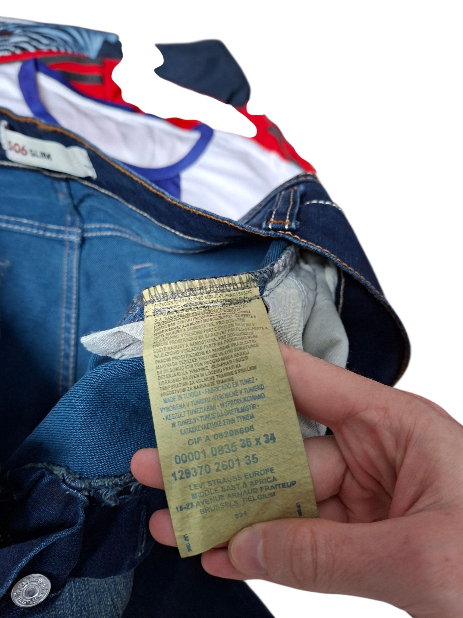 Levi's Vintage Clothing LEVIS 506 SLIM VINTAGE W36 L34 JEANS DENIM Size US 36 / EU 52 - 6 Thumbnail