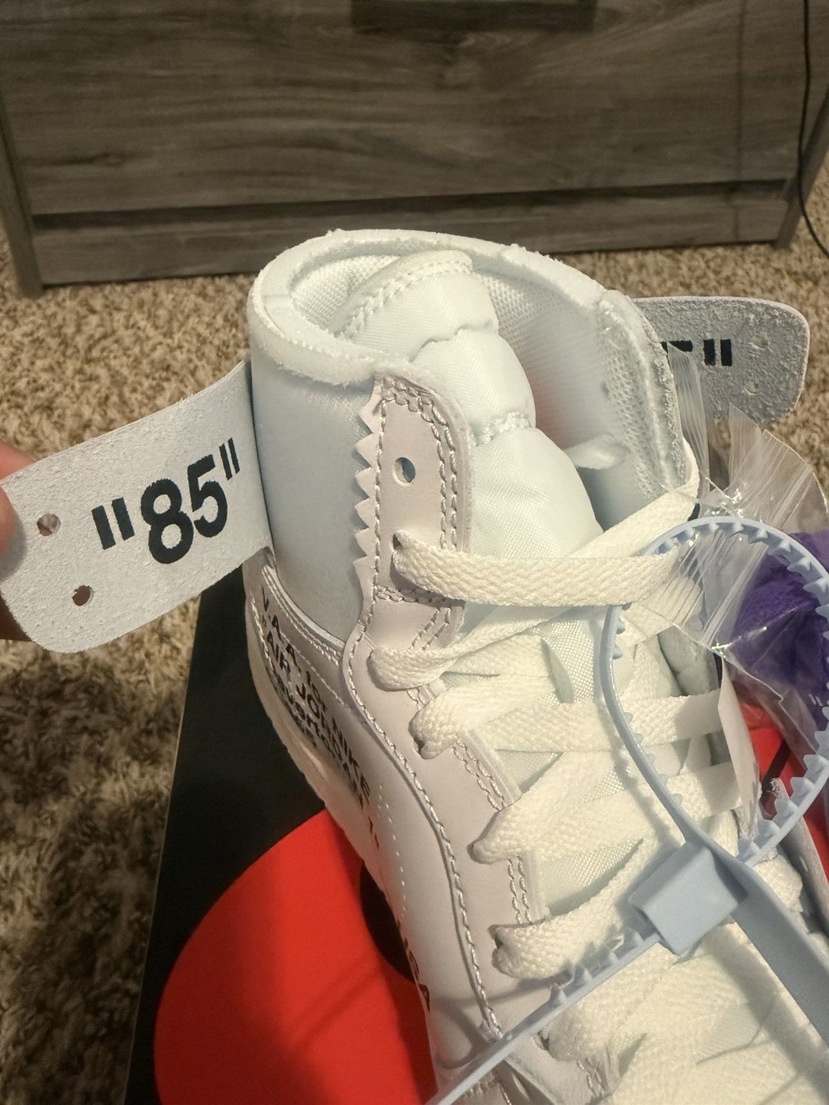 Virgil Abloh Jordan 1 Retro High Virgil Abloh Archive Alaska Size US 9 / EU 42 - 12 Thumbnail