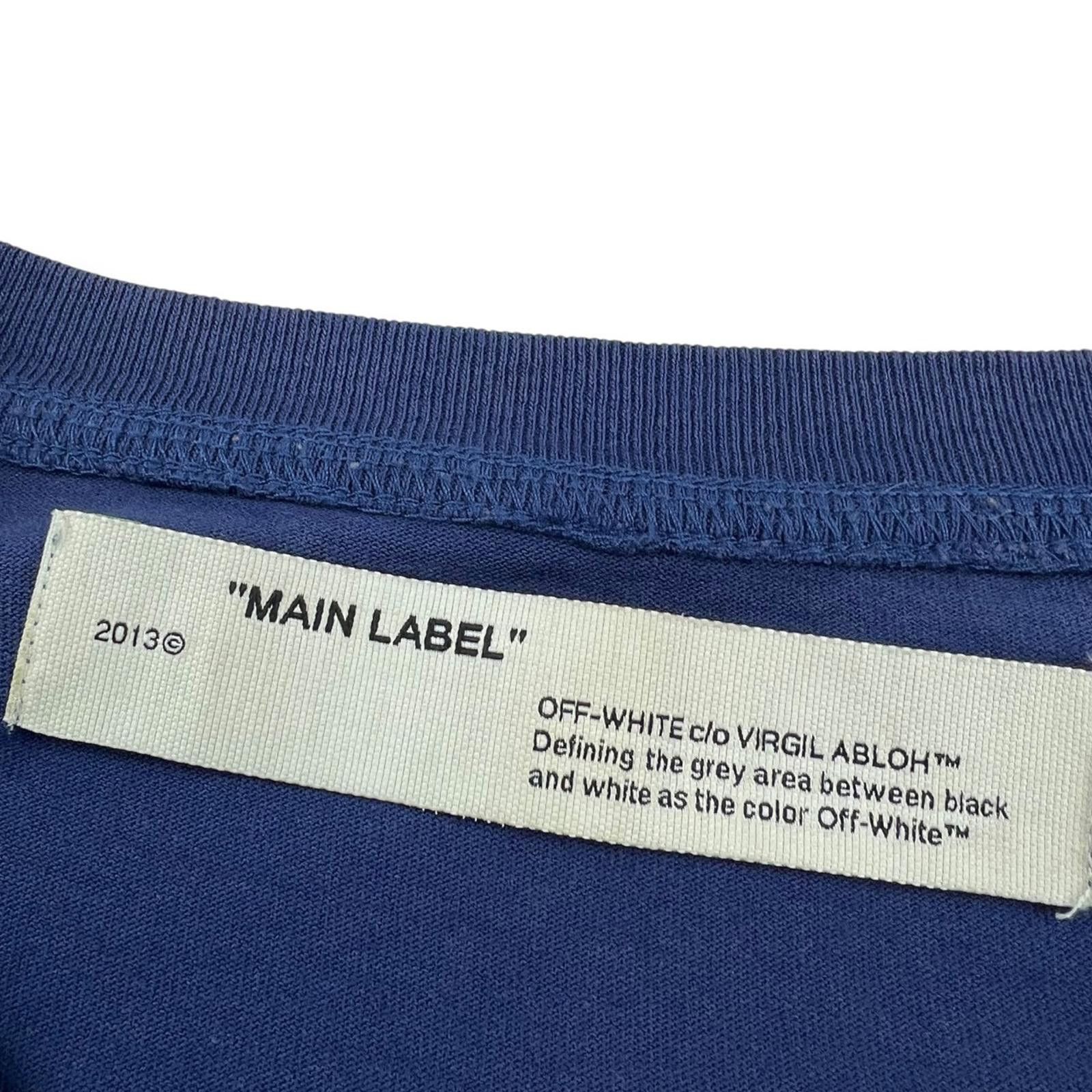 Off-White Off-White Mariana De Silva Blue T-Shirt Size US XL / EU 56 / 4 - 5 Thumbnail