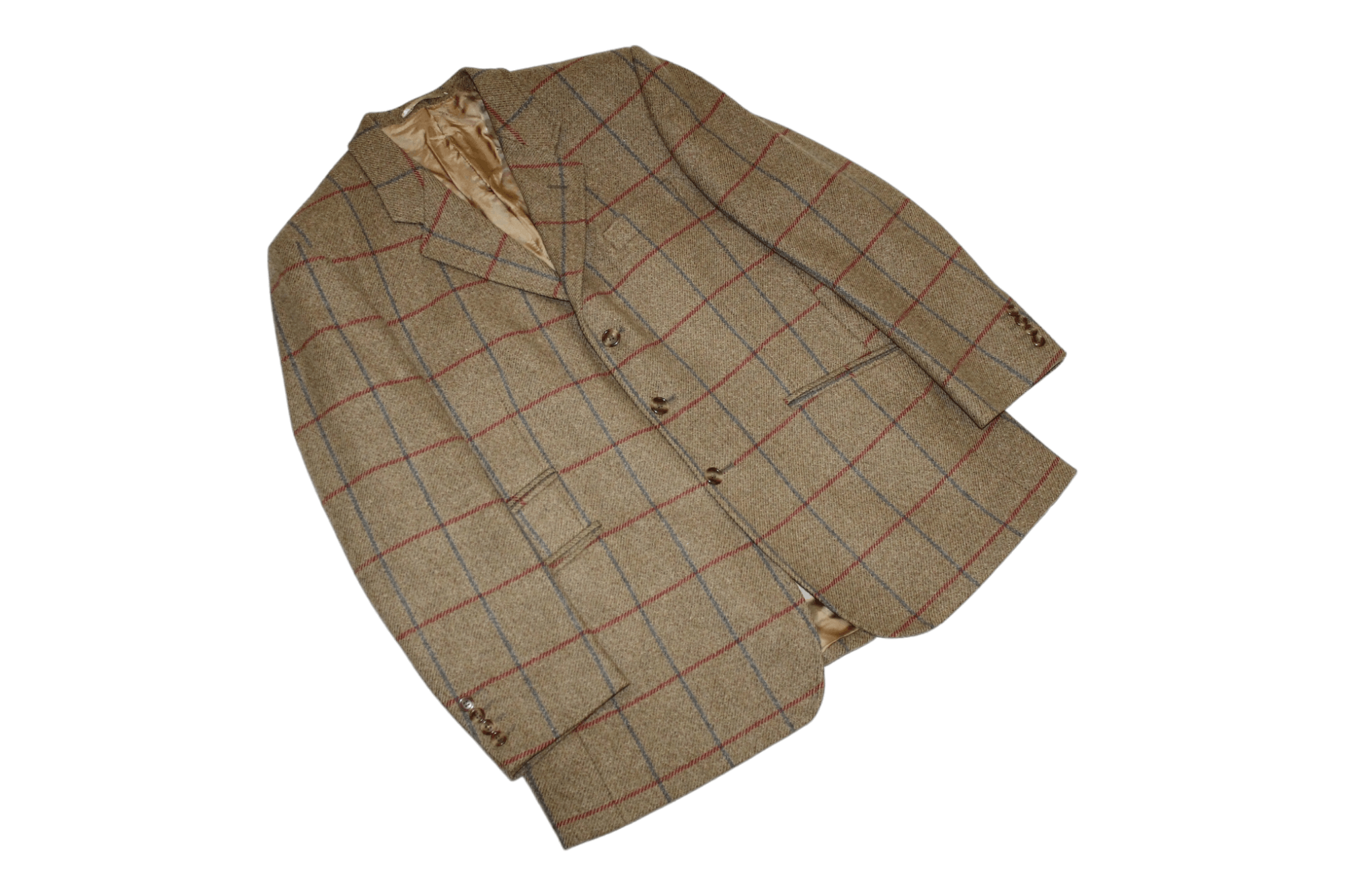 Donegal Tweed Brook Taverner Reid & Taylor Tweed Short Wool Blazer 52-54S Size 52S - 3 Thumbnail