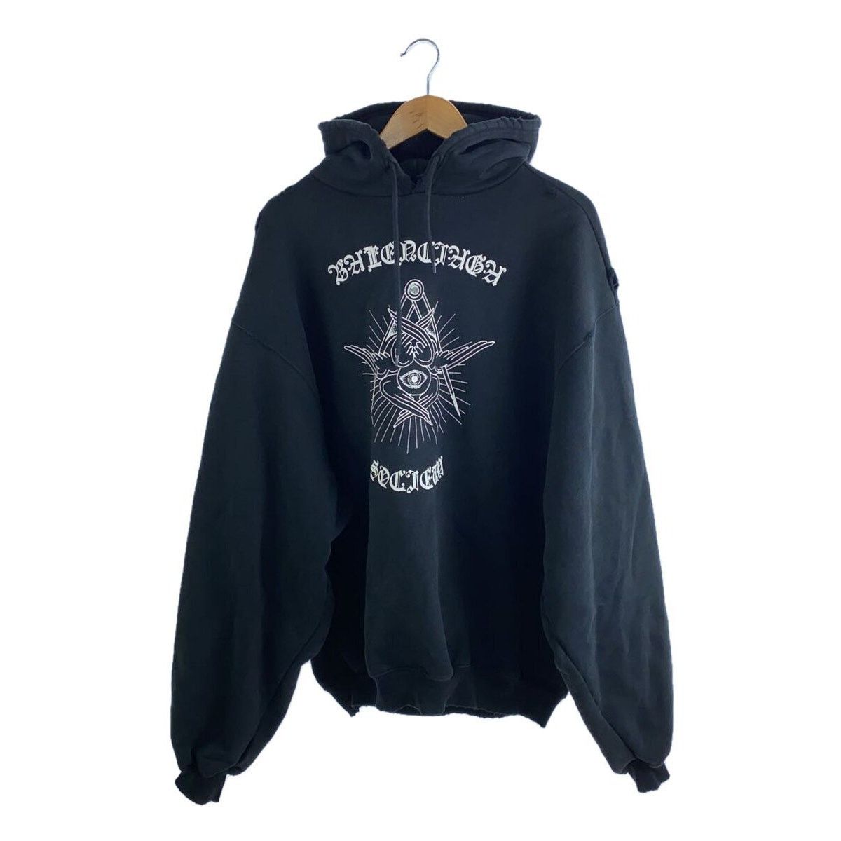 Balenciaga gothic hoodie hotsell