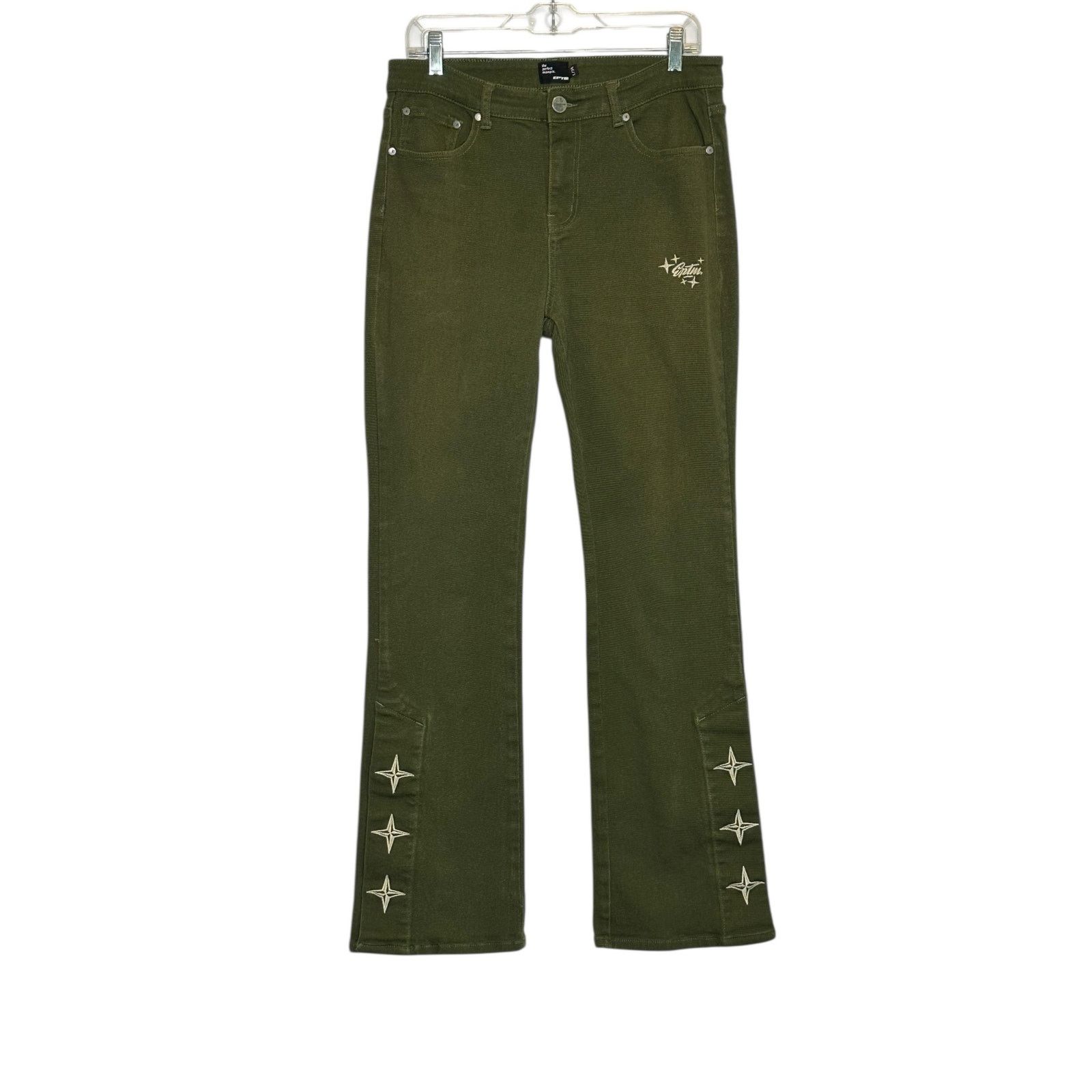EPTM. EPTM Lumi green flare jeans size Large Size US 34 / EU 50 - 12 Thumbnail