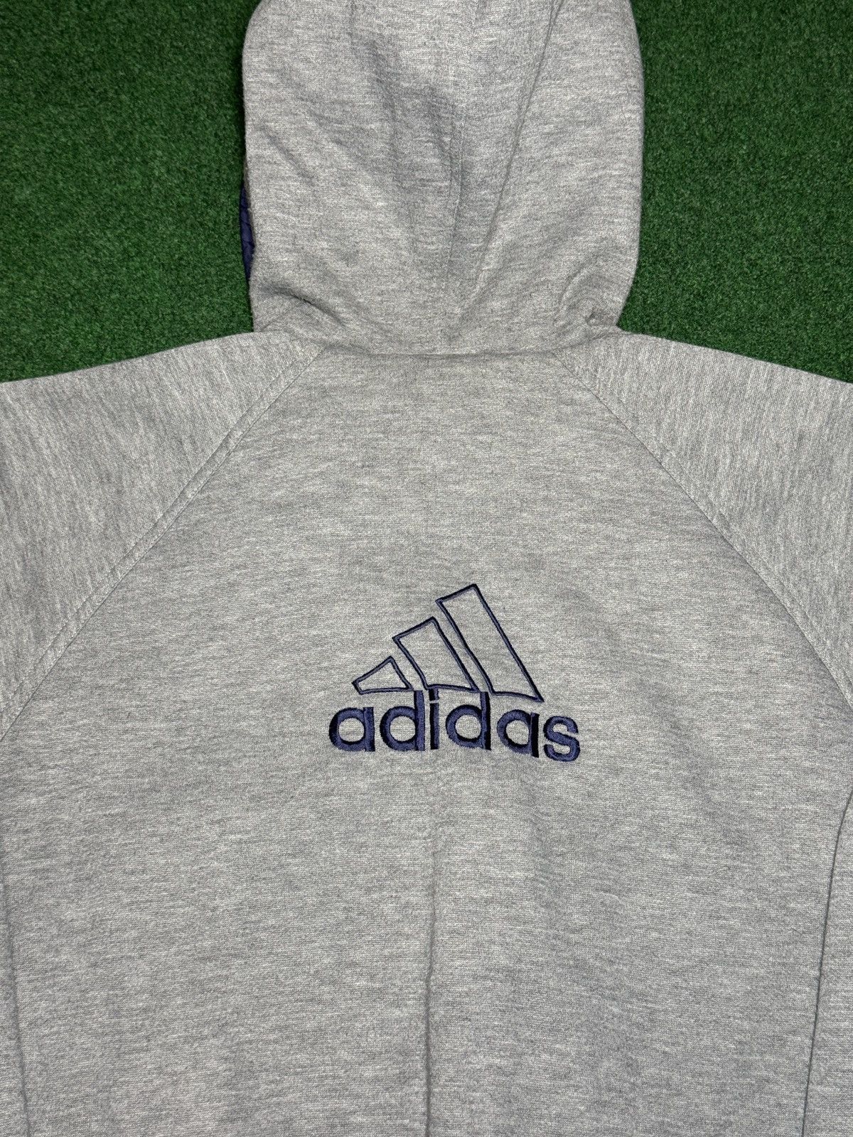 Adidas Vintage Adidas Y2K Reversible Full Zip Hooded Retro Jacket Size US M / EU 48-50 / 2 - 6 Thumbnail