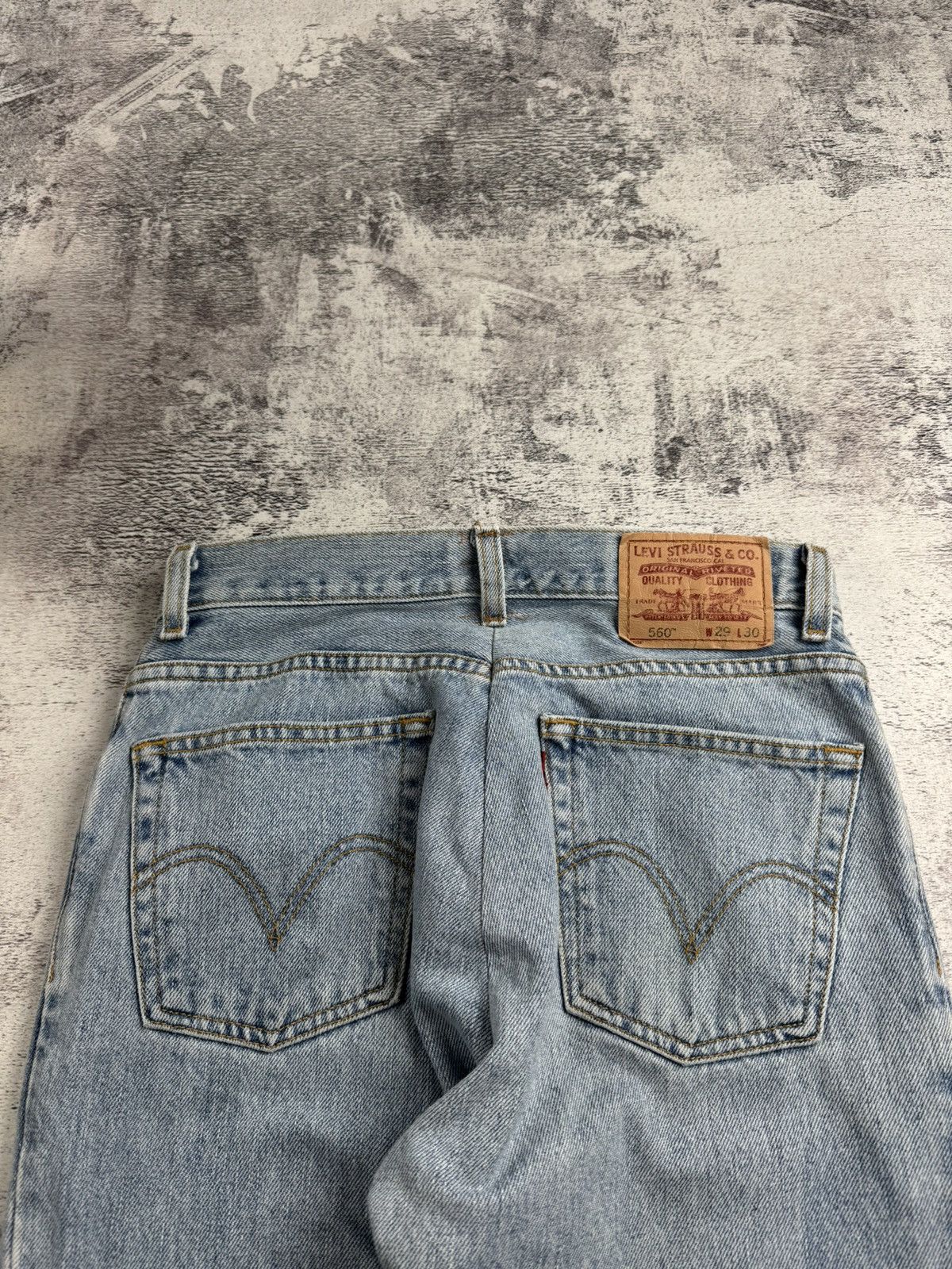 Levi's LEVIS 560 Comfort Fit W29 L30 Denim Straight USA 90s Jeans Pants Trousers Size US 30 / EU 46 - 8 Thumbnail