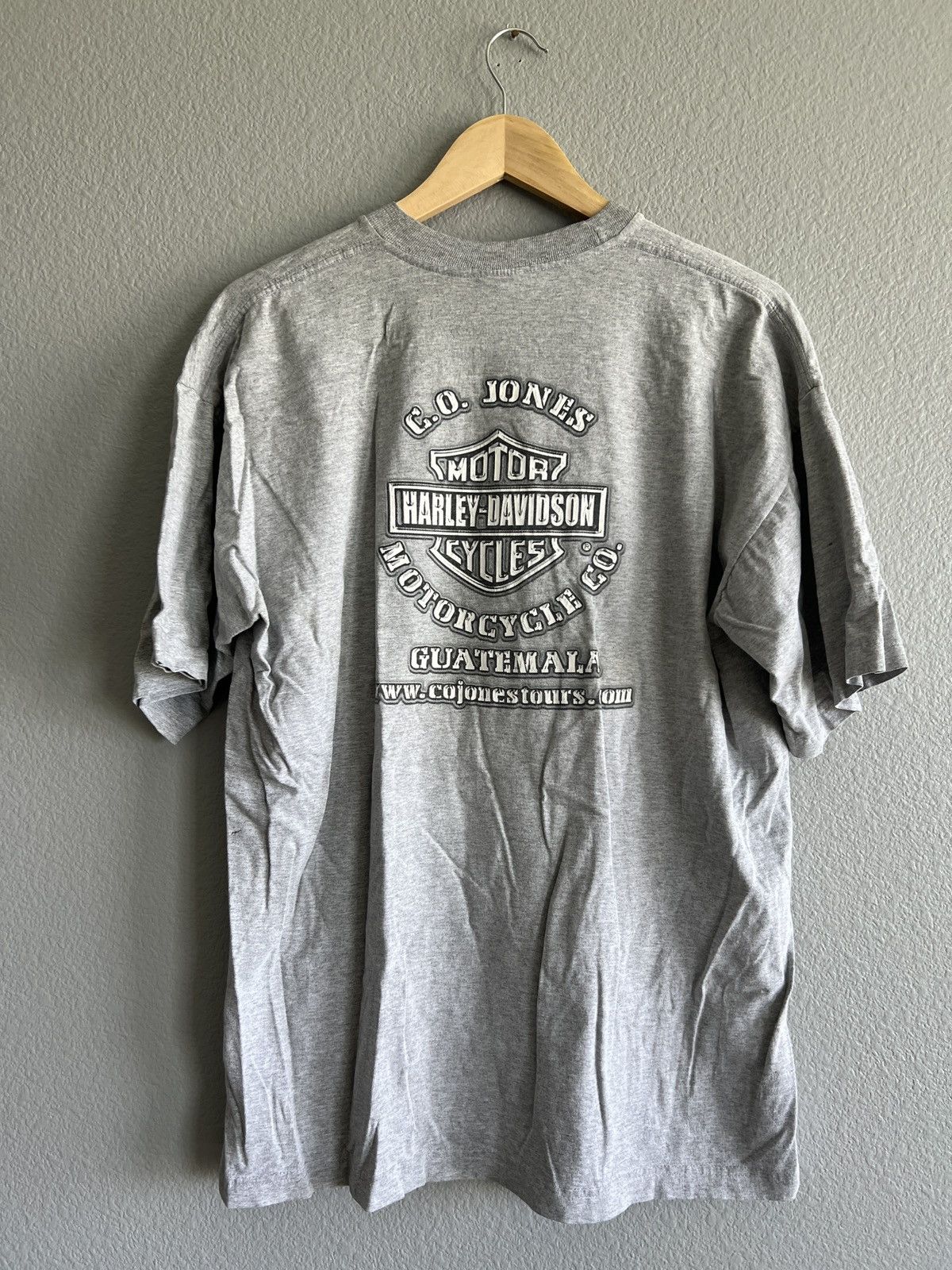 Vintage Vintage Harley Davidson Flame Eagle Bootleg Guatemala tee Size US XL / EU 56 / 4 - 4 Thumbnail