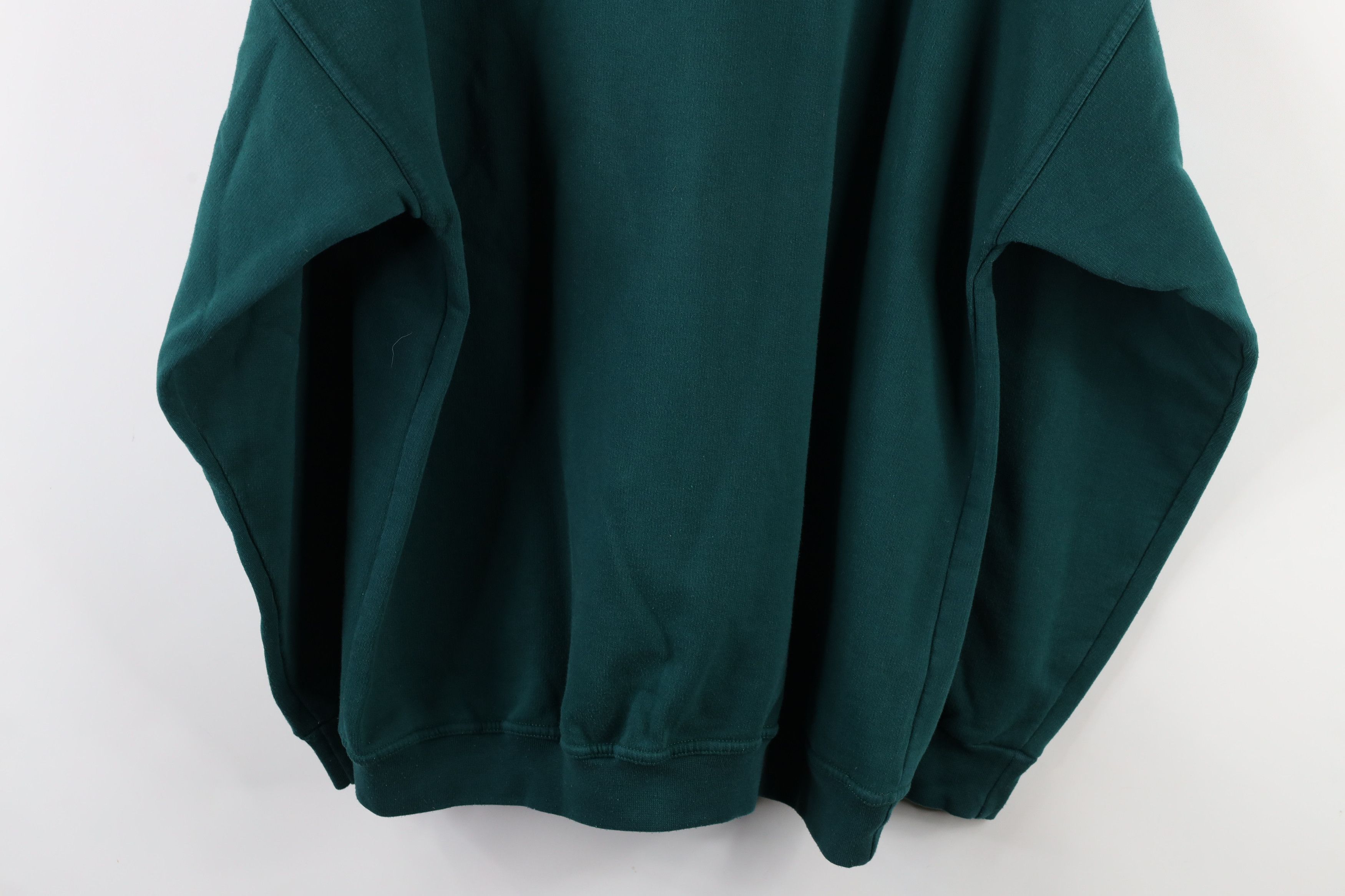 Vintage Vintage 90s Christmas Snowman Farmhouse Cat Sweatshirt Green Size XL / US 12-14 / IT 48-50 - 13 Thumbnail