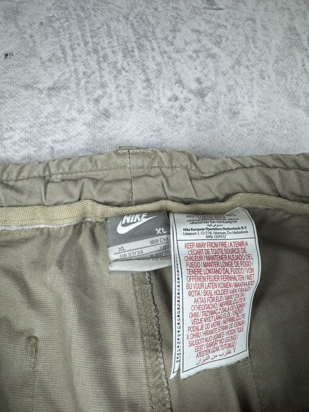Nike × Vintage NIKE CARGO VINTAGE BASIC LOGO OVERSIZE BAGGY PANTS Size US 34 / EU 50 - 6 Thumbnail