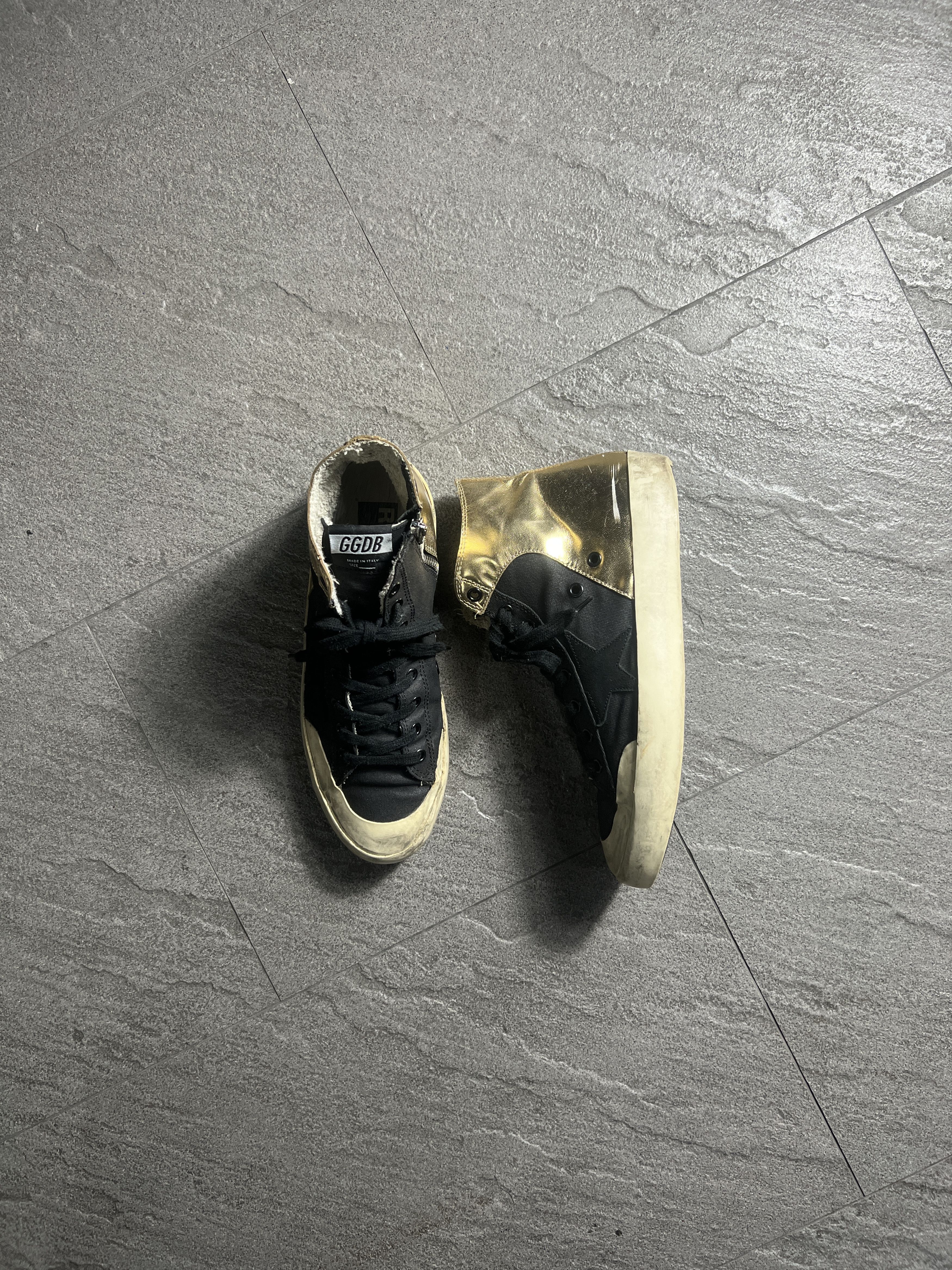 Golden Goose Golden Goose Francy High Gold Records EDT Size 40 Size US 7 / EU 40 - 1 Thumbnail