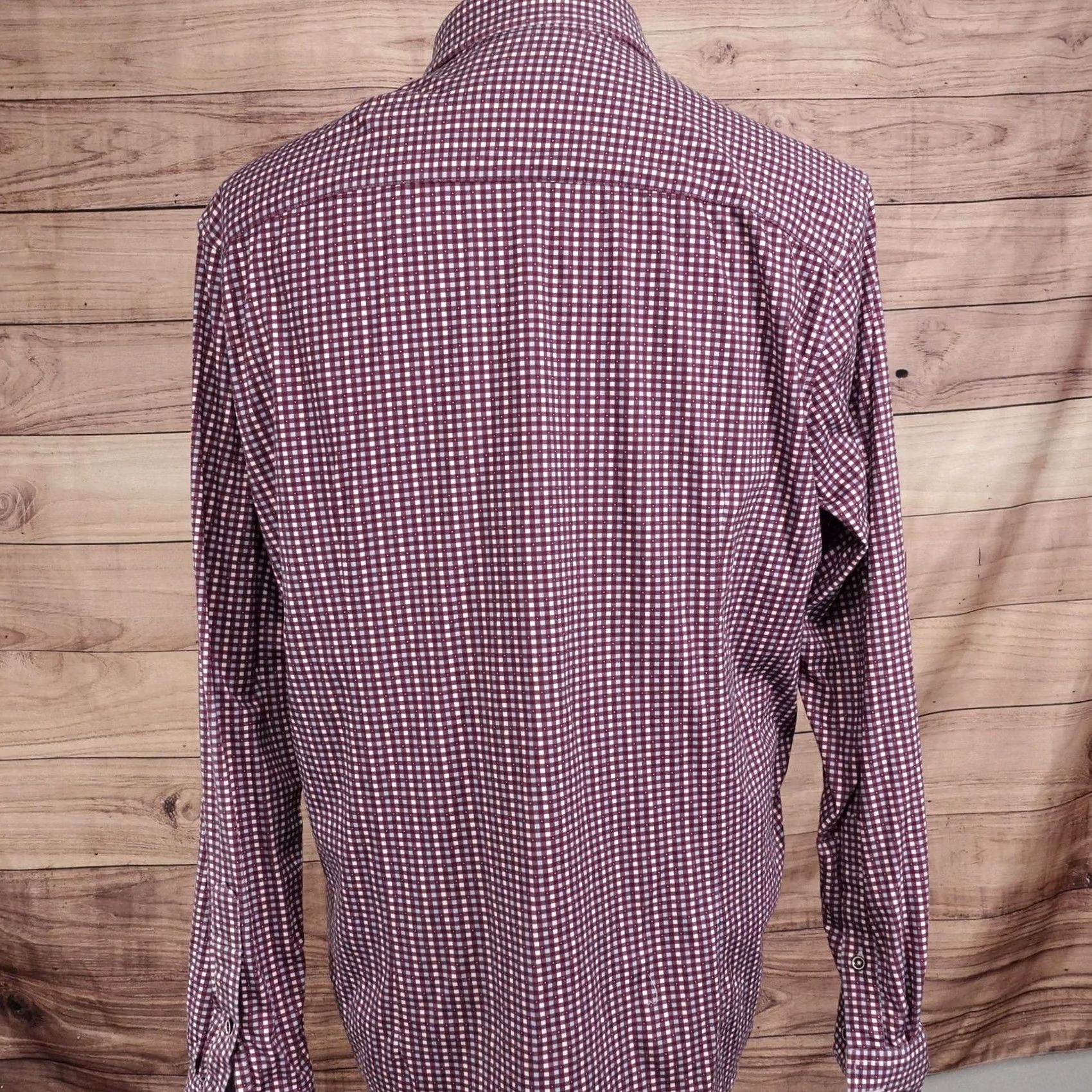 Vintage Buttercloth Shirt Mens L Red Check Long Sleeve Button-Up Regular Fit Cotton Size US L / EU 52-54 / 3 - 4 Thumbnail