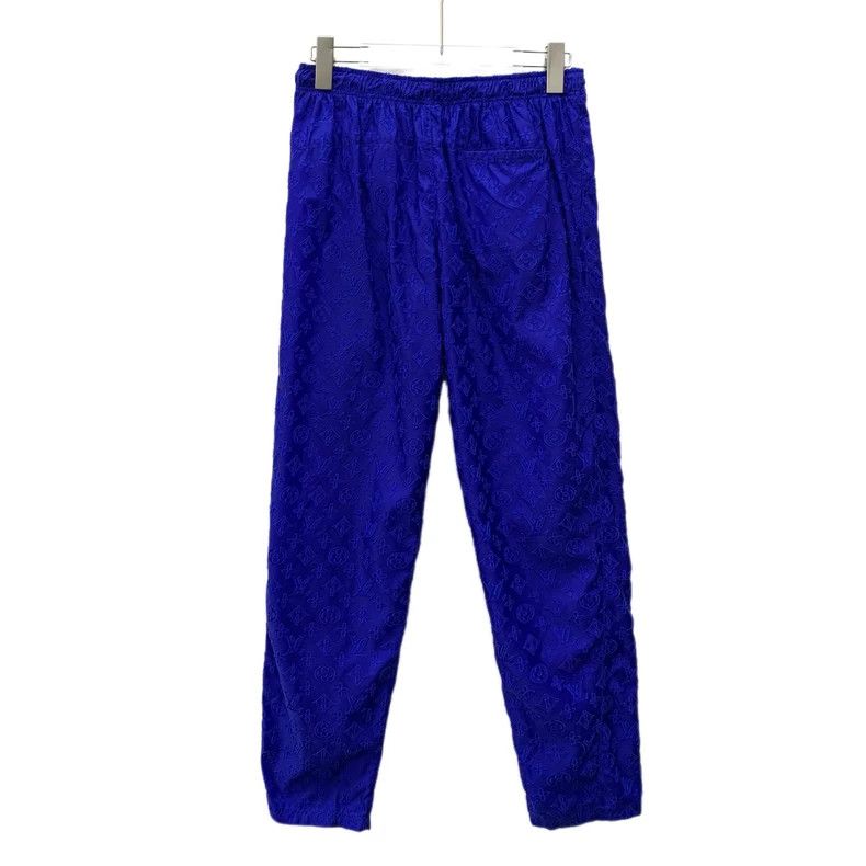 Louis Vuitton Louis Vuitton Dark blue logo jacquard full-print casual tr Size US 36 / EU 52 - 2 Thumbnail