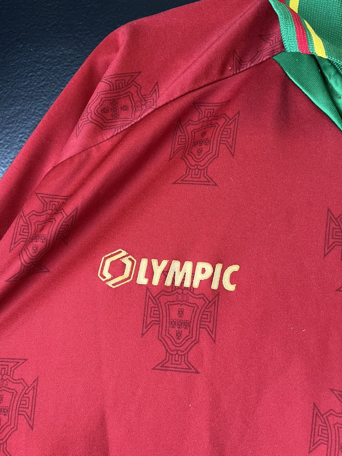 Japanese Brand × Vintage 1995 Portugal FPF Home Jersey XL Size US XL / EU 56 / 4 - 7 Thumbnail