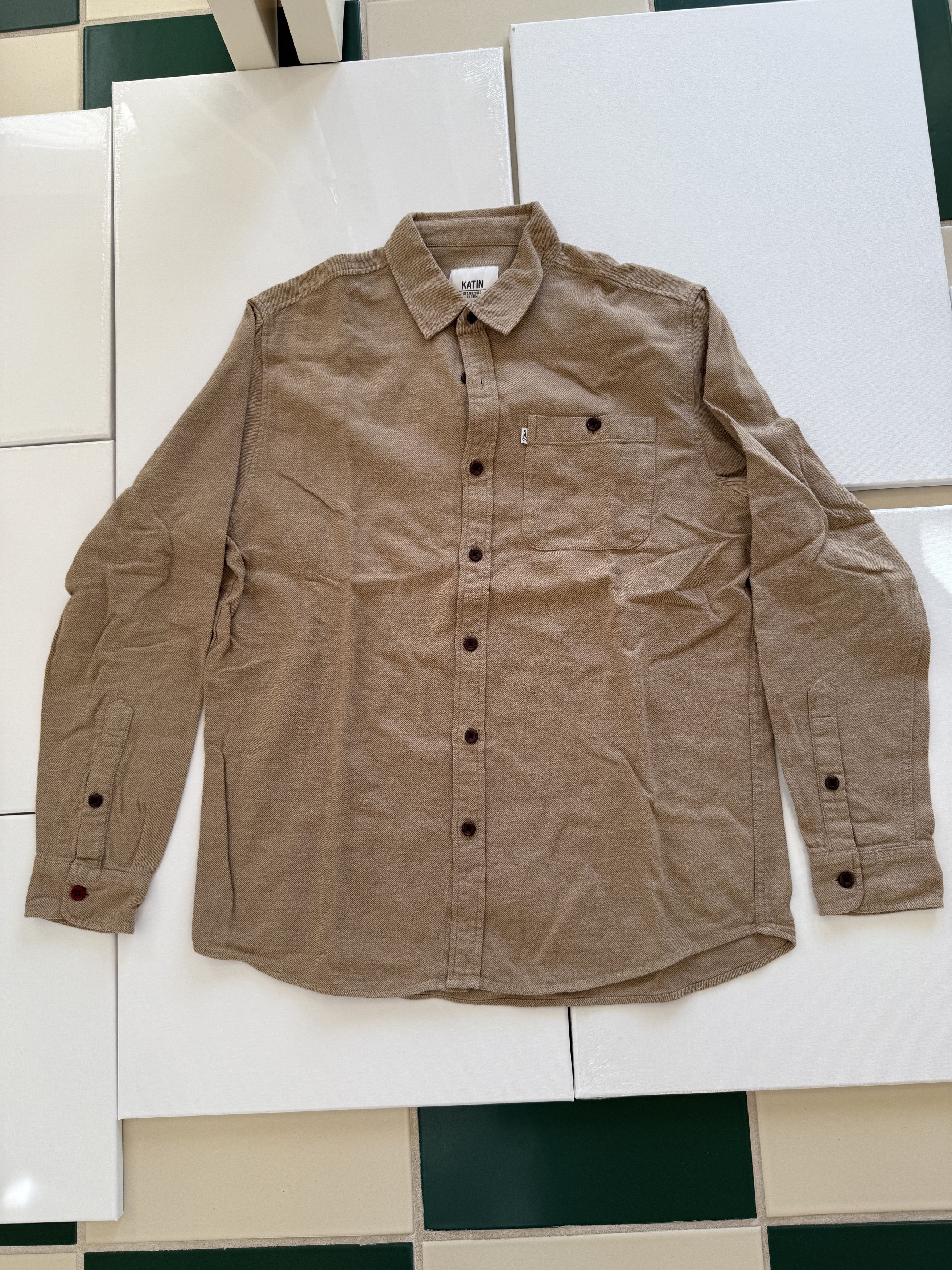Designer Katin Long Sleeve Button-Up Shirt - Size Medium Size US M / EU 48-50 / 2 - 1 Thumbnail