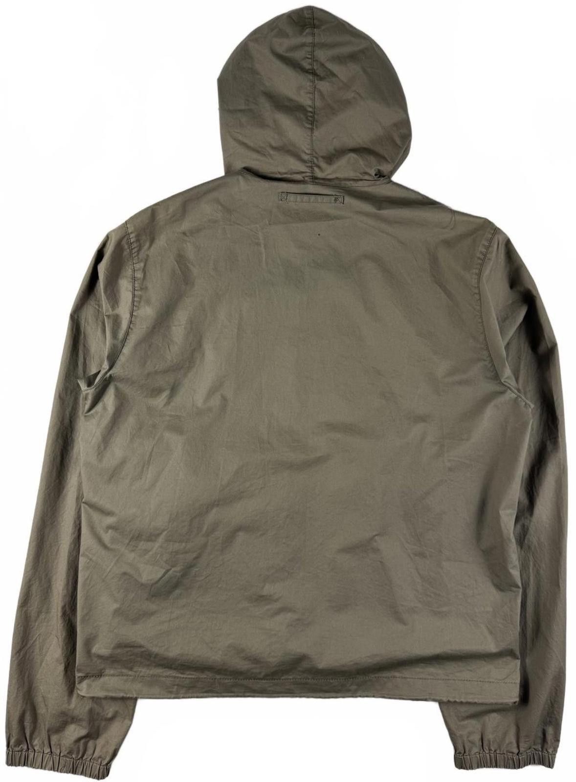 Prada Prada Sport Leather Tab Zip Up Packable Jacket Beige Medium Size US M / EU 48-50 / 2 - 6 Thumbnail