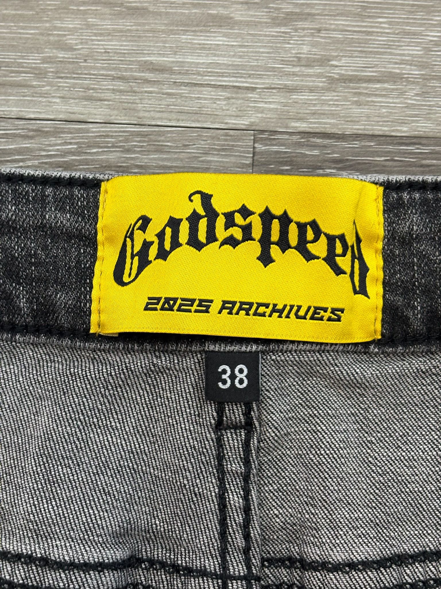 Godspeed Godspeed "Infinity Shorts" (Grey Wash) Size US 38 / EU 54 - 3 Thumbnail