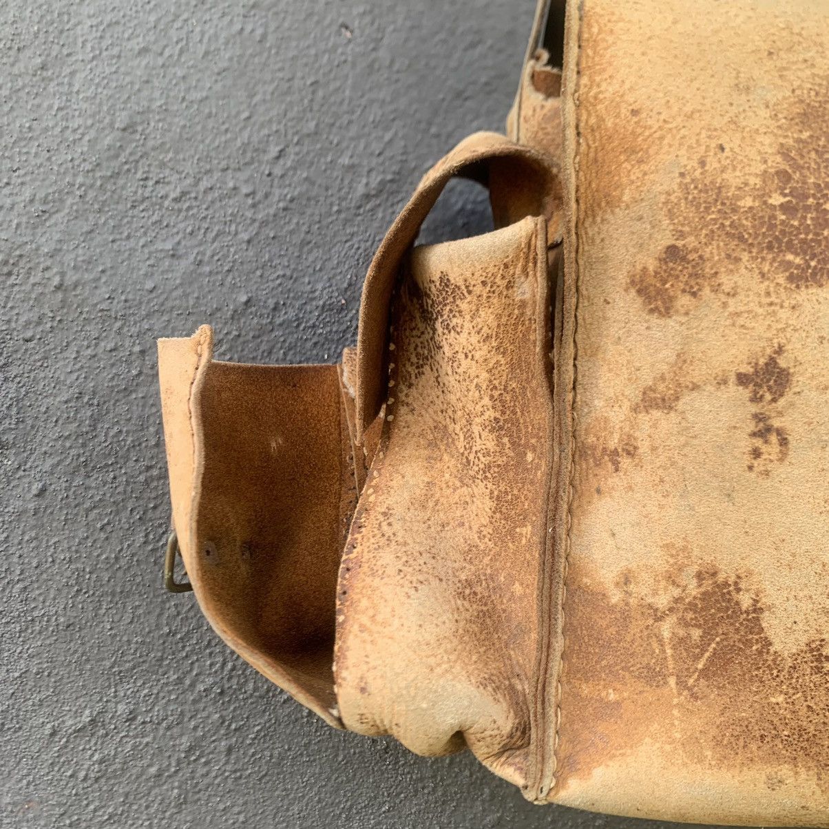 Genuine Leather Thrashed Vintage Genuine Leather Bag Size ONE SIZE - 7 Thumbnail