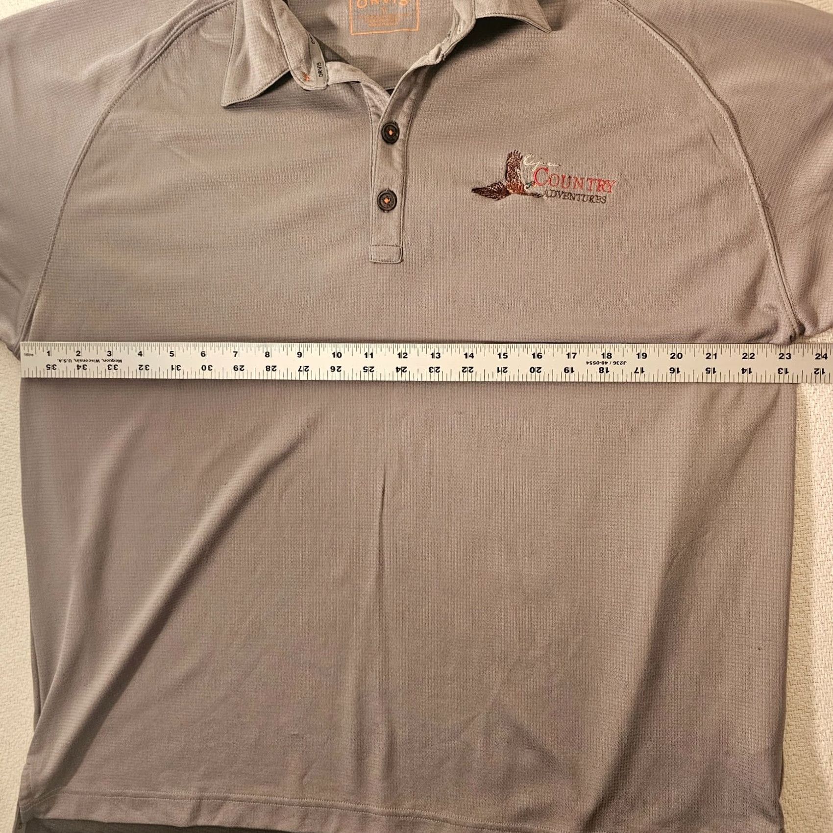 Orvis Orvis Polo Shirt Mens XL Gray Short Sleeve Lightweight Country Adventure Size US XL / EU 56 / 4 - 4 Thumbnail