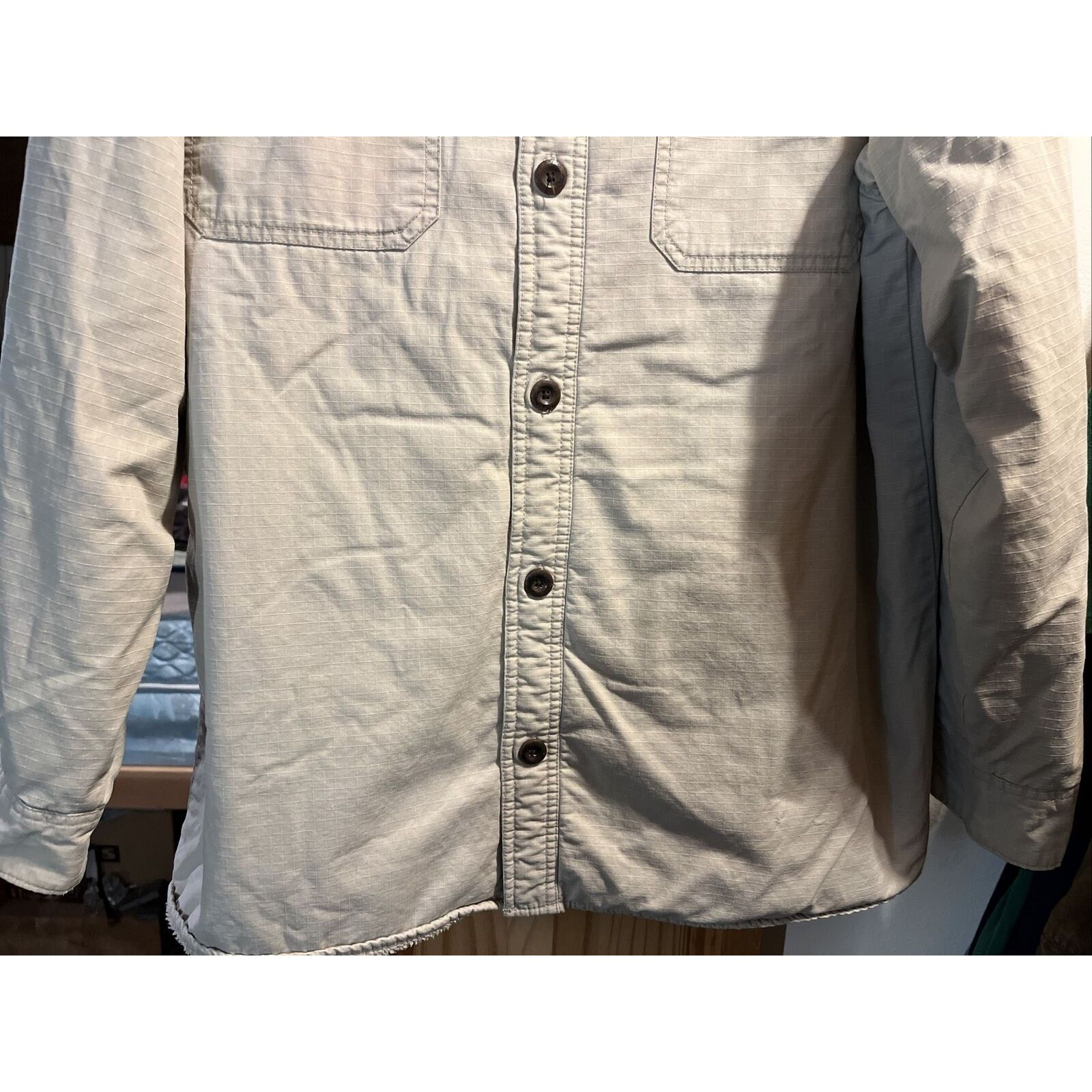 Levi's Levis VTG Men’s L Beige Sherpa Fleece Button Workwear Jacket Size US L / EU 52-54 / 3 - 8 Thumbnail