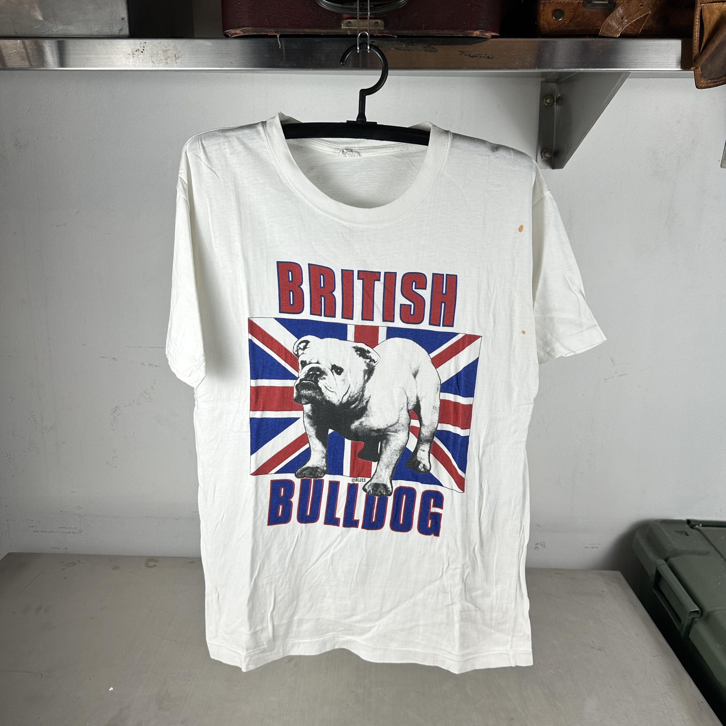 Vintage Vintage 90s British Bulldog Dog Breed Graphic T-shirt Size US M / EU 48-50 / 2 - 1 Thumbnail