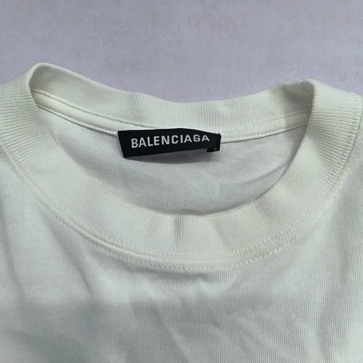 Balenciaga Balenciaga Balenciaga Retro Circle Print Short Sleeve TShi Size US S / EU 44-46 / 1 - 2 Thumbnail