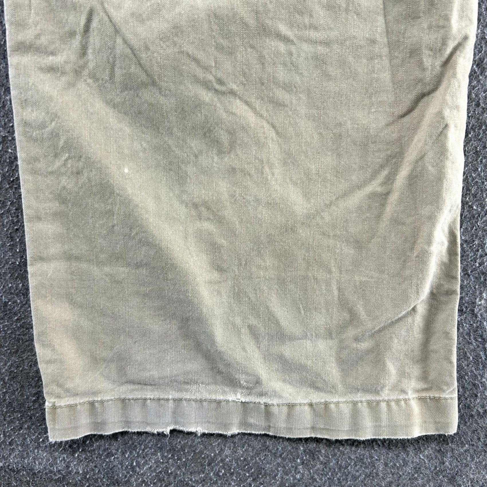 Nautica VINTAGE Nautica Pants Mens 38x30 Beige Khaki Cargo Cotton Distressed Baggy Y2K Size US 38 / EU 54 - 5 Thumbnail
