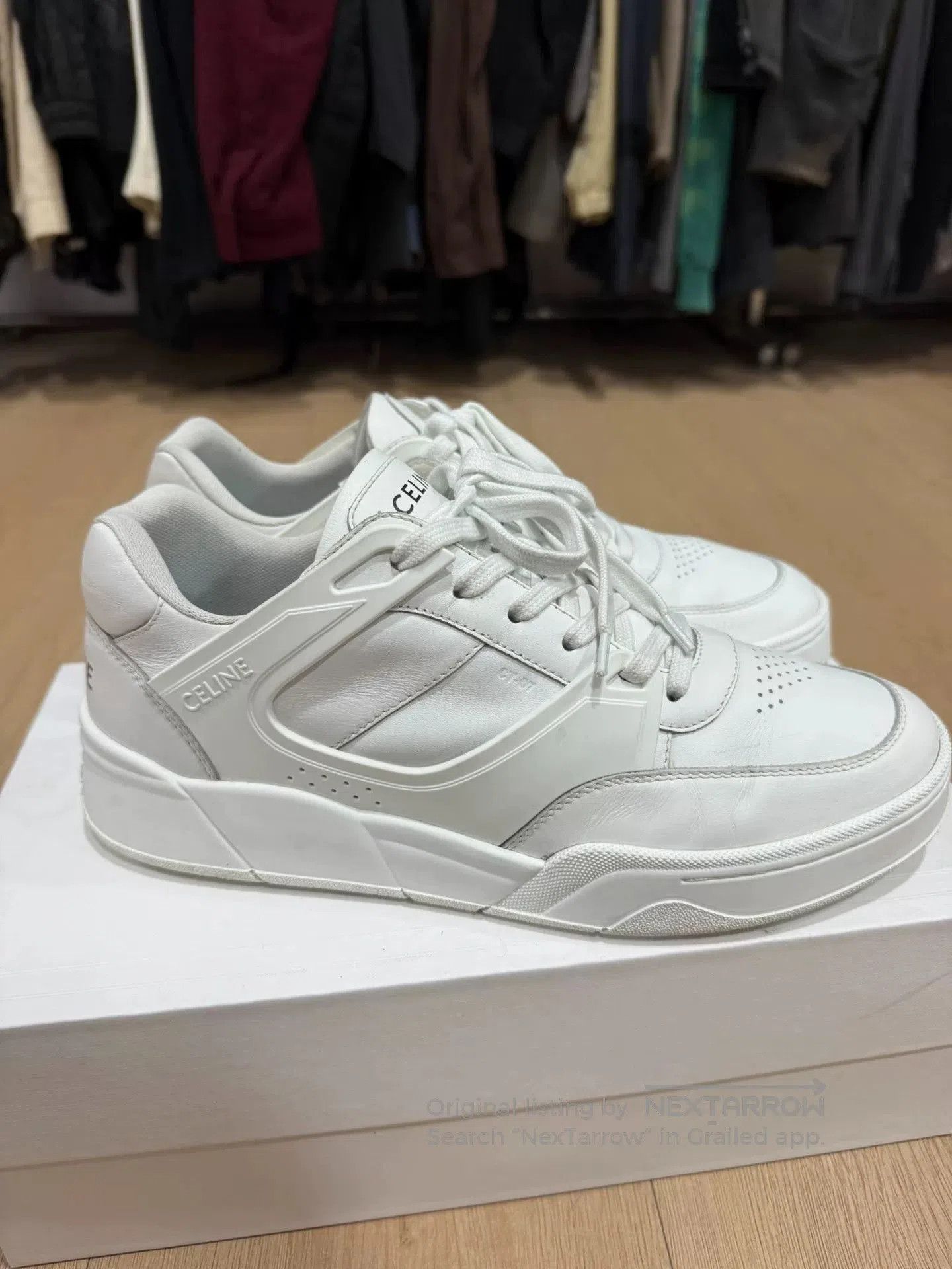 Celine celine white sneakers size 43. Size US 10 / EU 43 - 4 Thumbnail