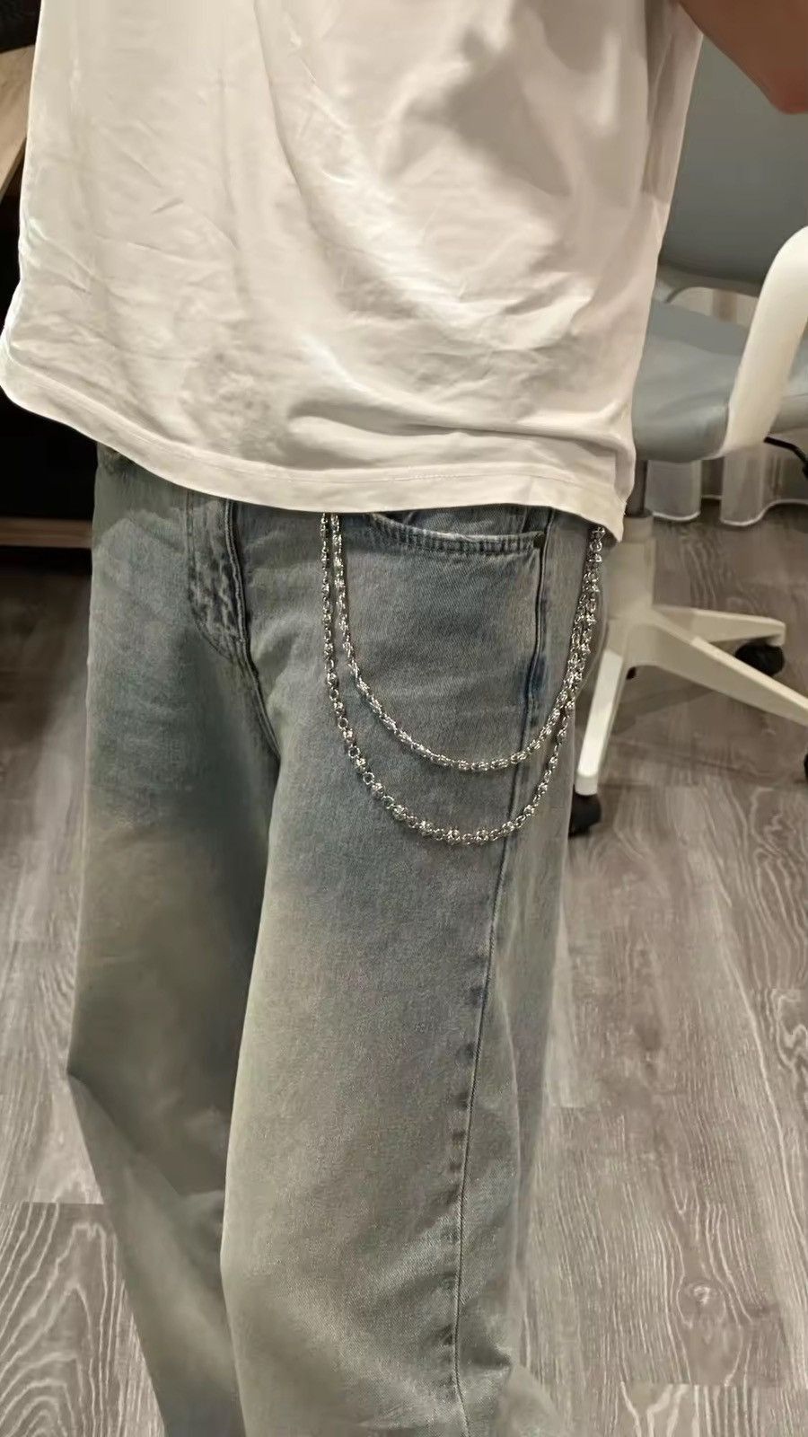 Other Style Street HipHop Jeans Chain Double Layer Size ONE SIZE - 2 Thumbnail