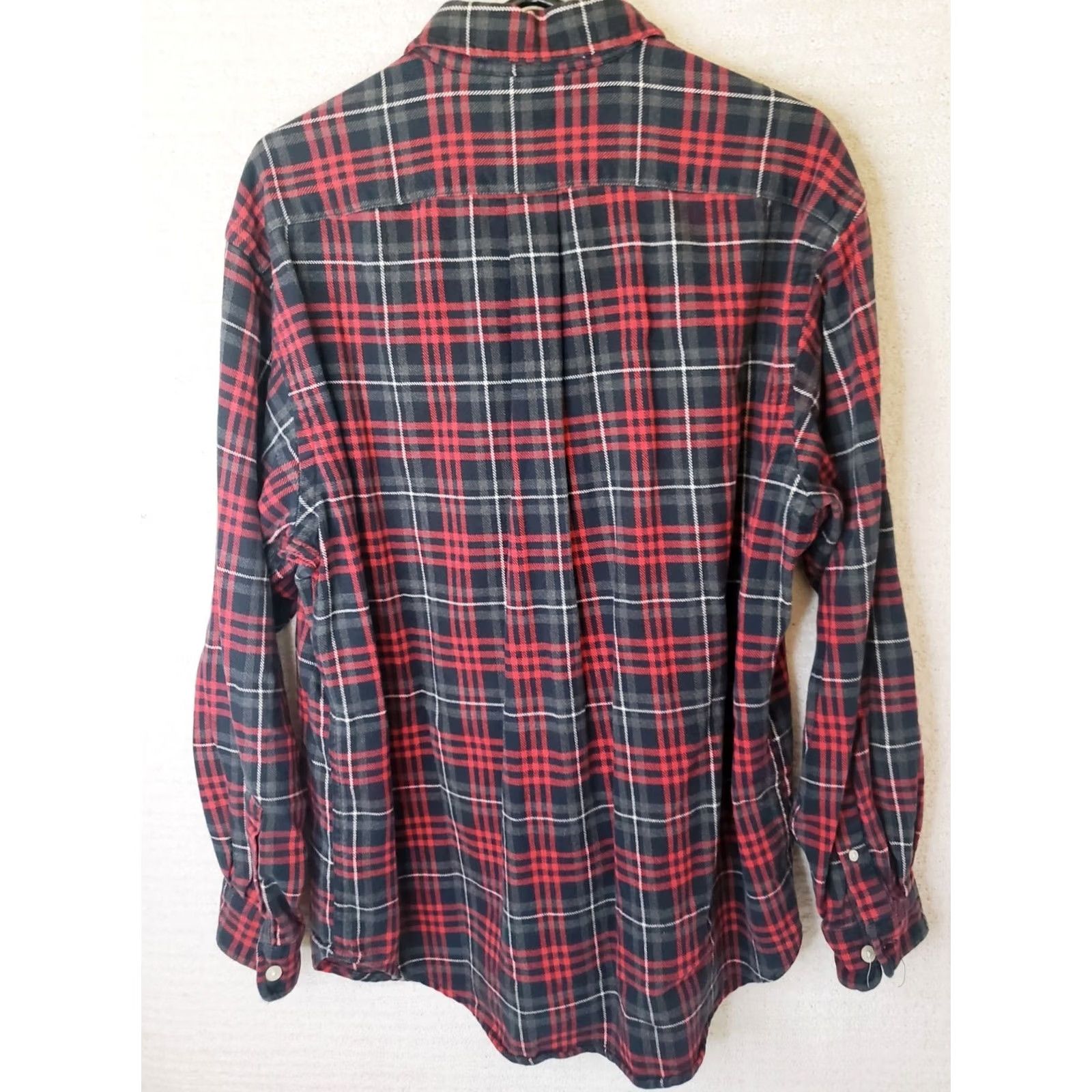 Polo Ralph Lauren Polo Ralph Lauren Jeans Co. Red Black Plaid Flannel Shirt Men's L Collared Button-Down Casual Workwear Size US L / EU 52-54 / 3 - 7 Thumbnail